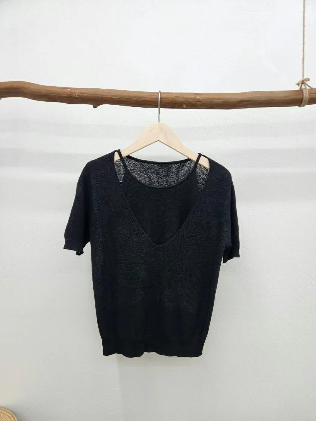 Die Cut Knit Top (19-21Mar $268, 之後批發價$298)