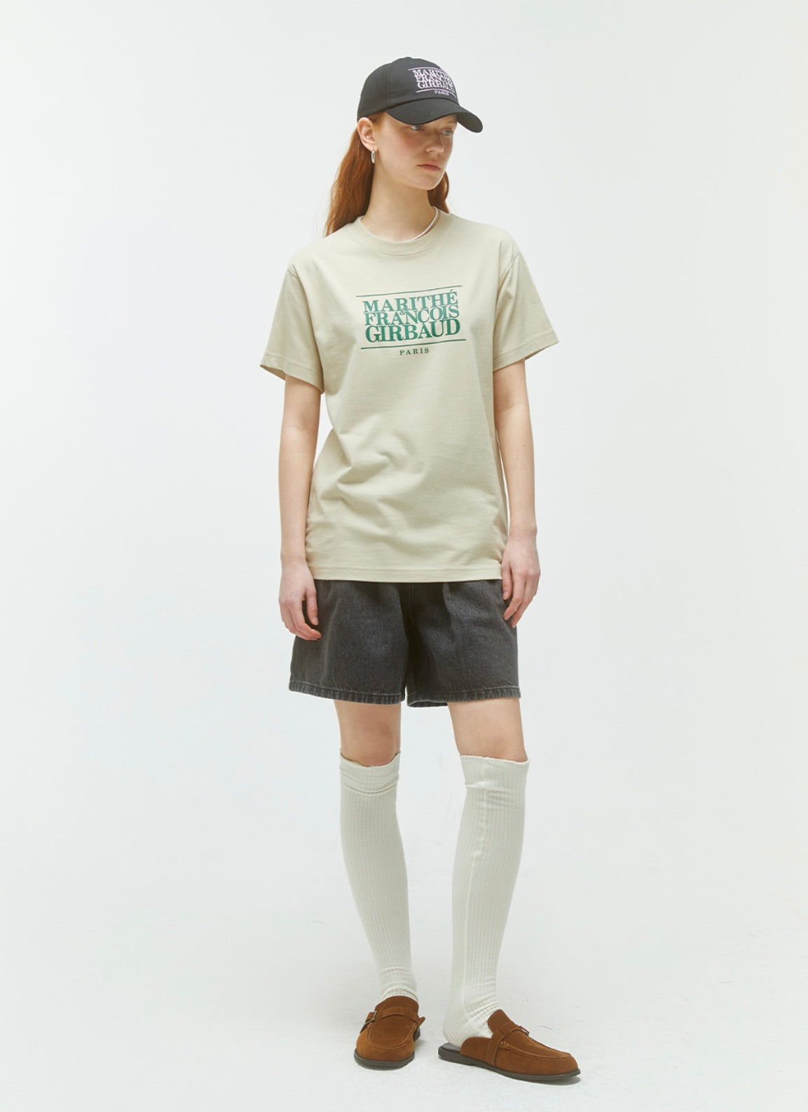 CLASSIC LOGO TEE khaki beige