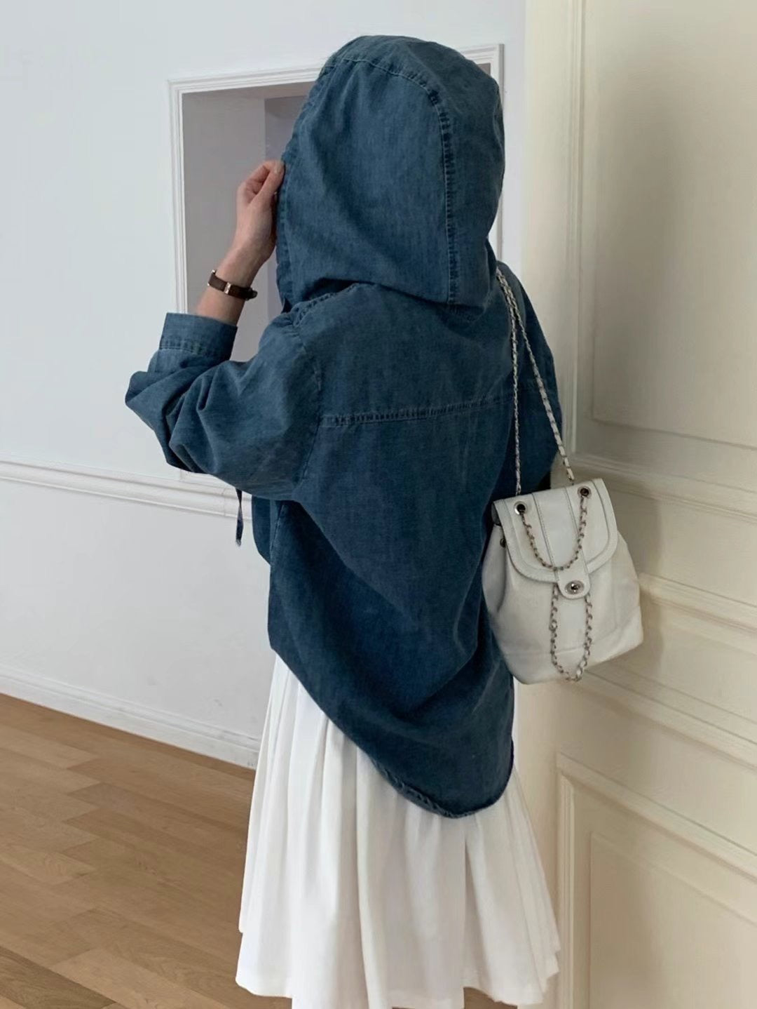 Denim Hoodies Shirt (20-22Mar $298, 之後批發價$328)