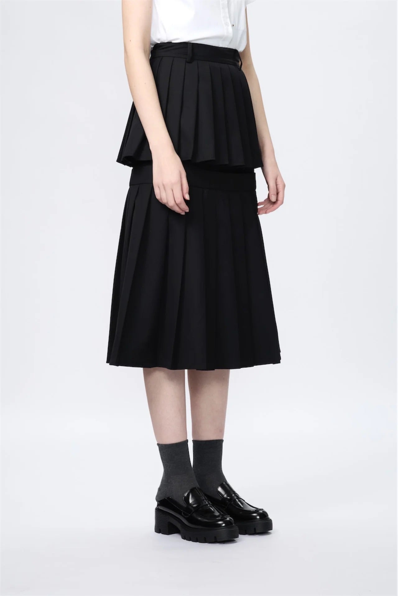 Layers Evening Pleating Skirt