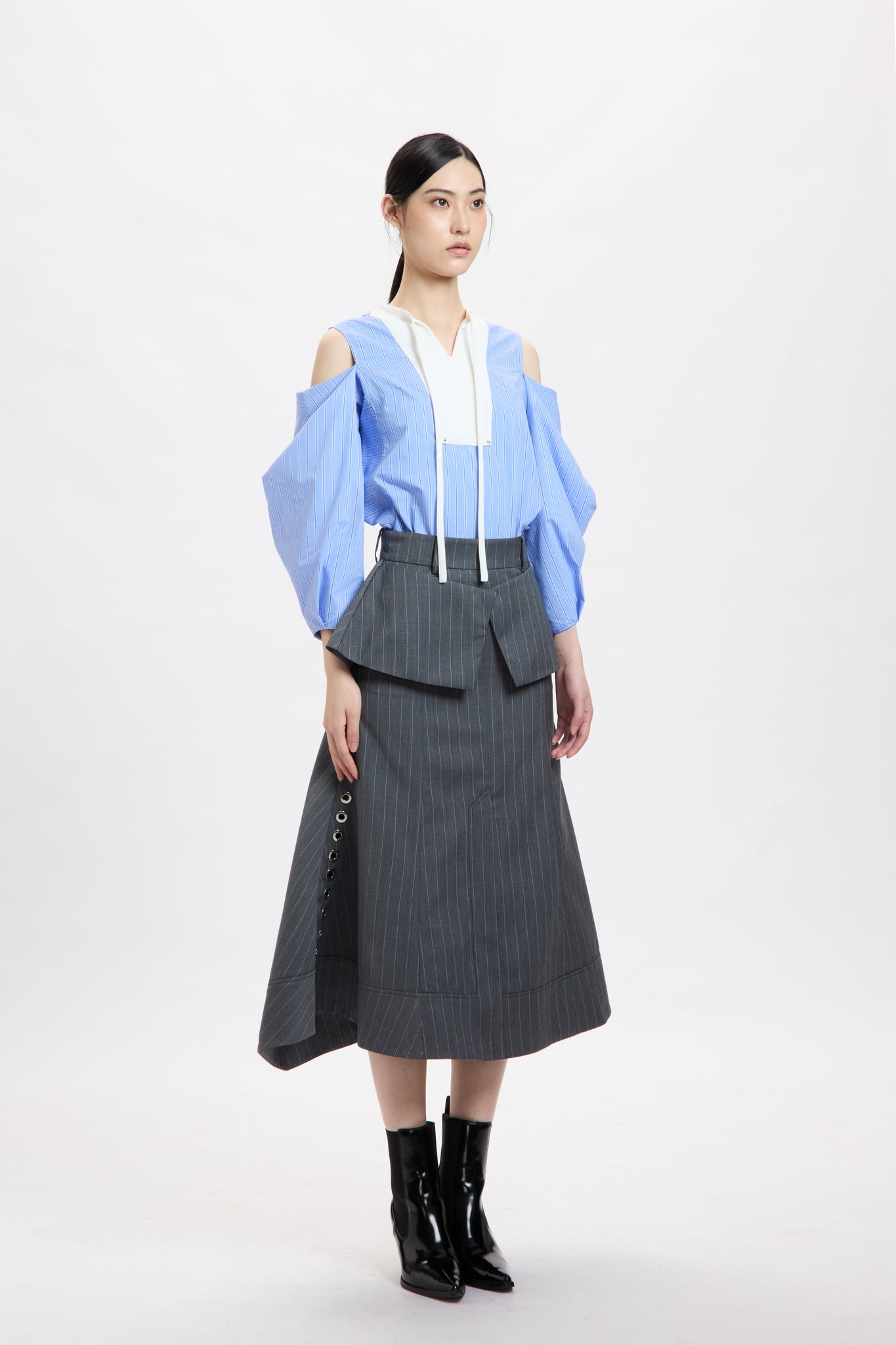 Puffy Off Shoulder Blouse