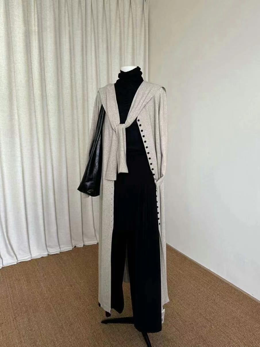 Button Wool One-piece