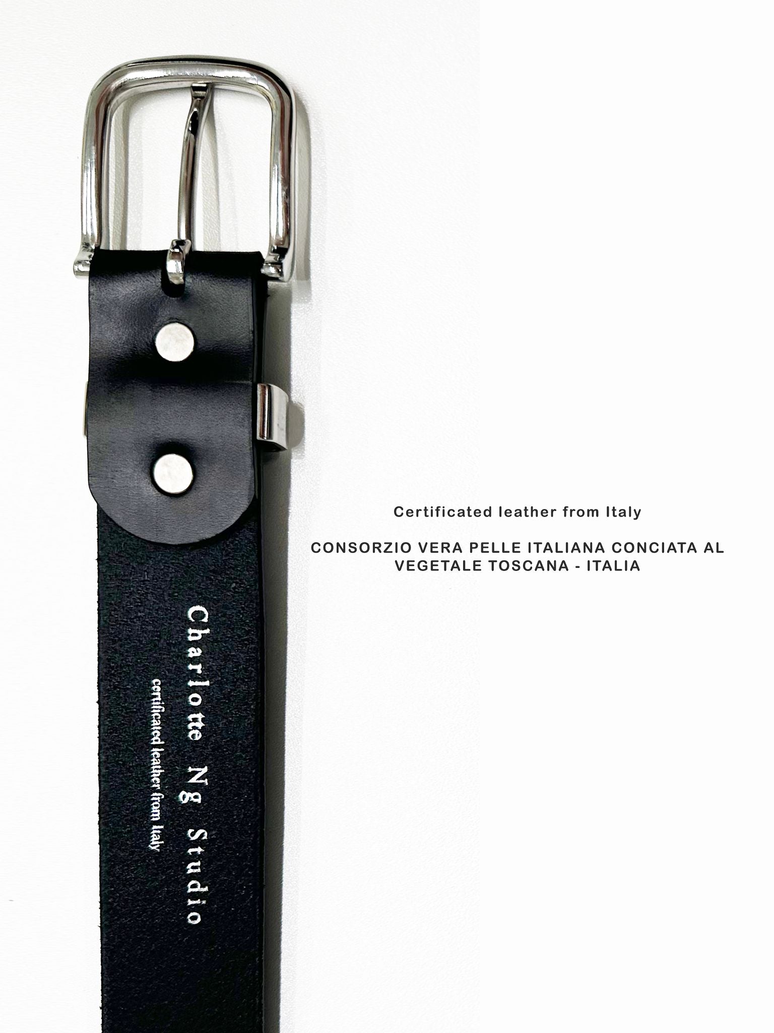 Fastening Hand-made Leather Belt