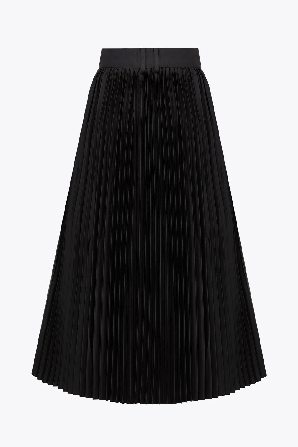 Sophisticated Grey Pleated Skirt