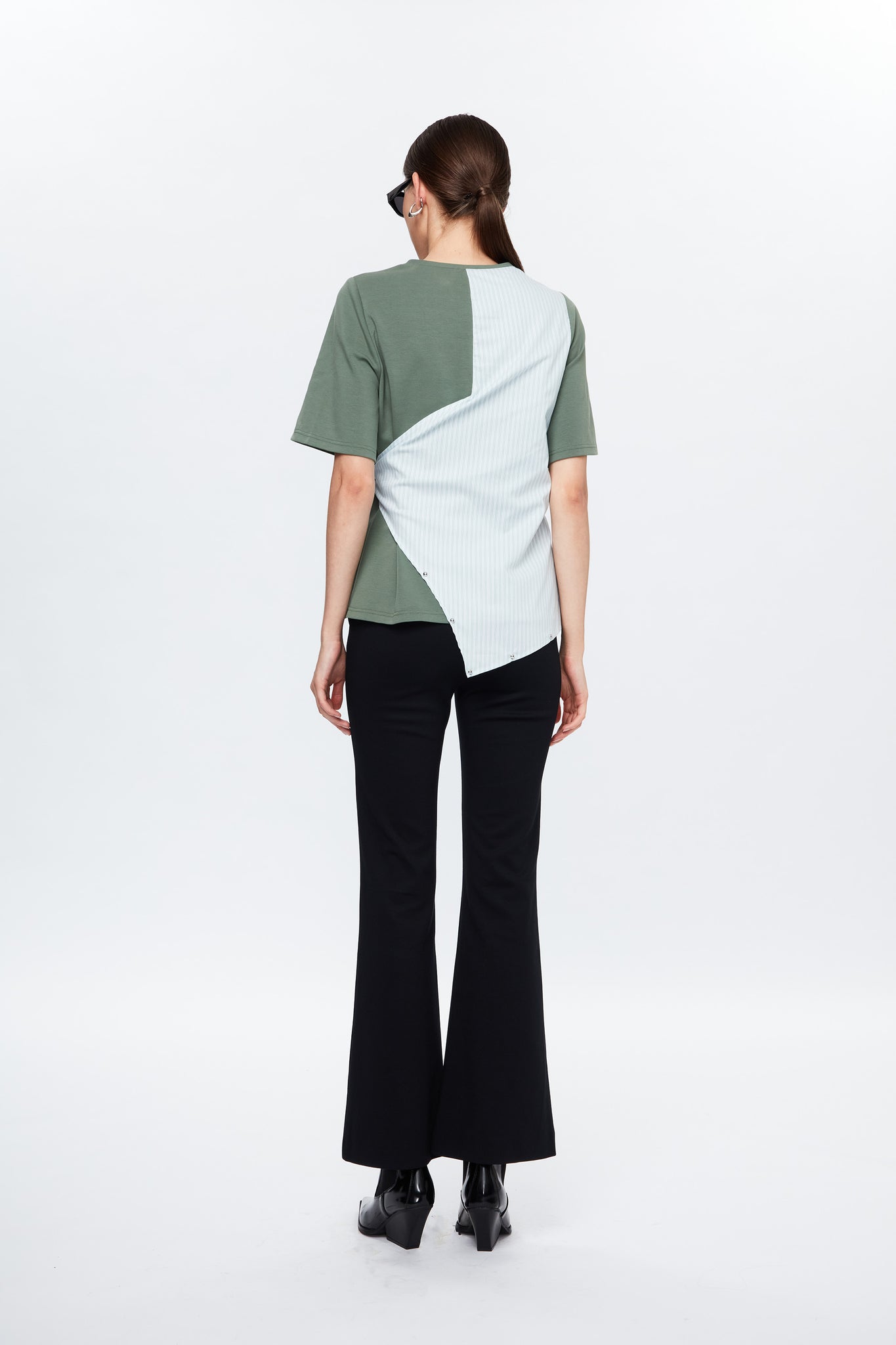 Stud Wrap Top - Green