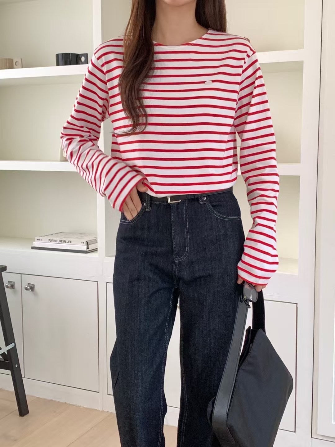 Essential French Stripe Tee (加購$198)