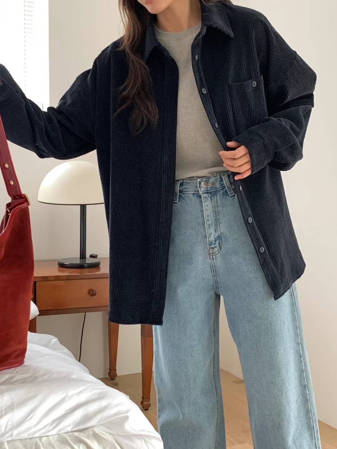 Corduroy Oversize Shirt