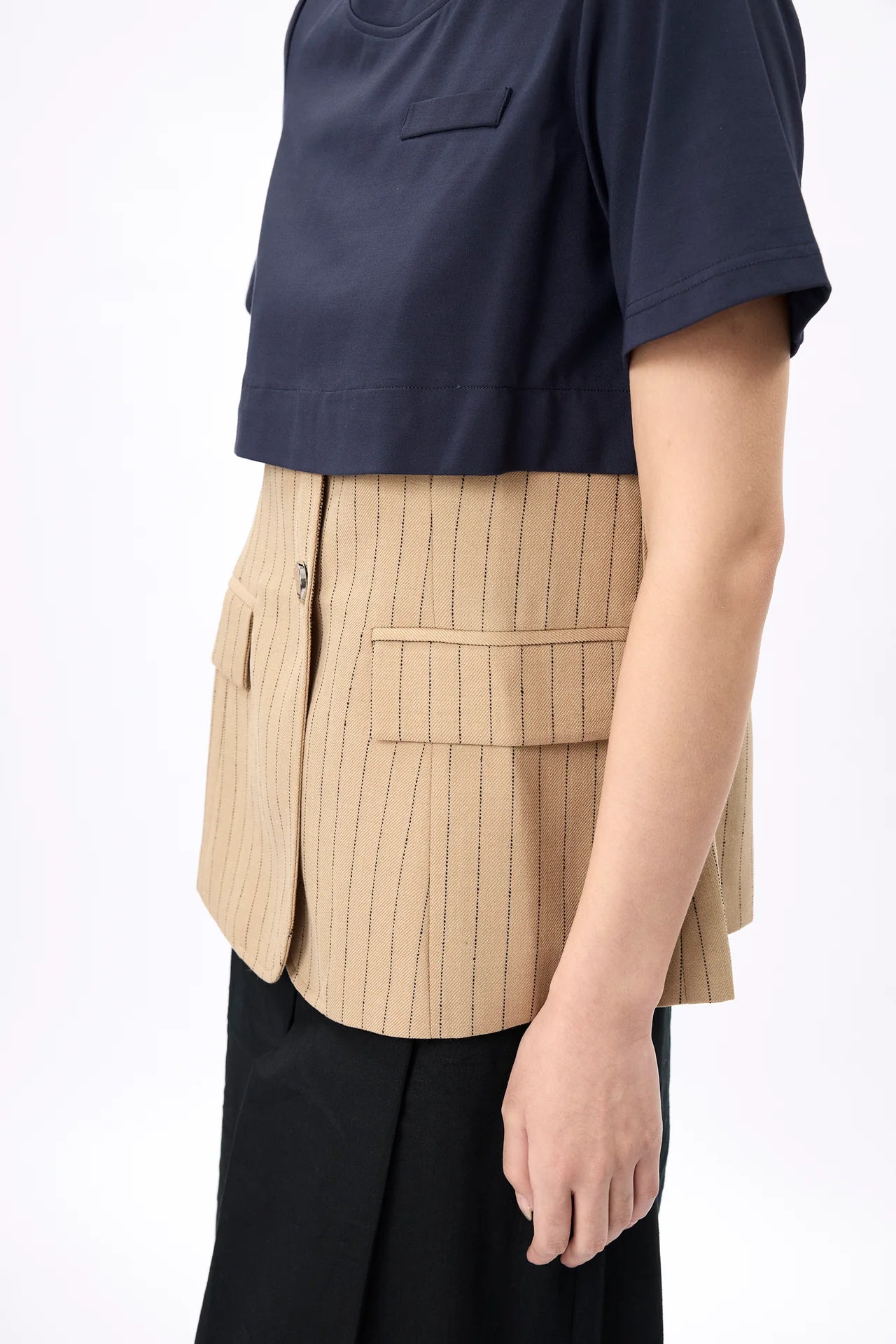 Layers Gilet-like Top
