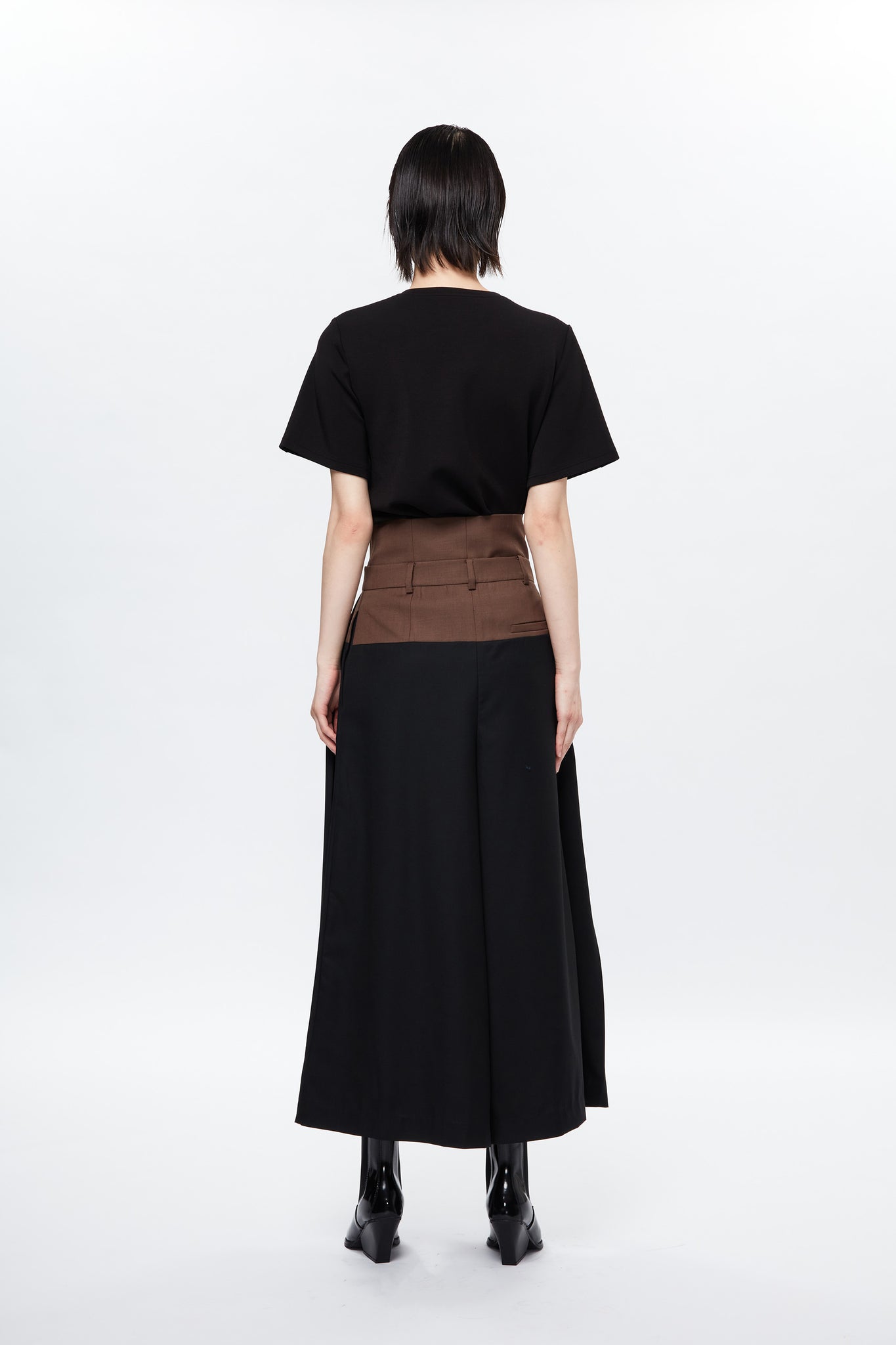 "HAKAMA" High-Waist Trousers