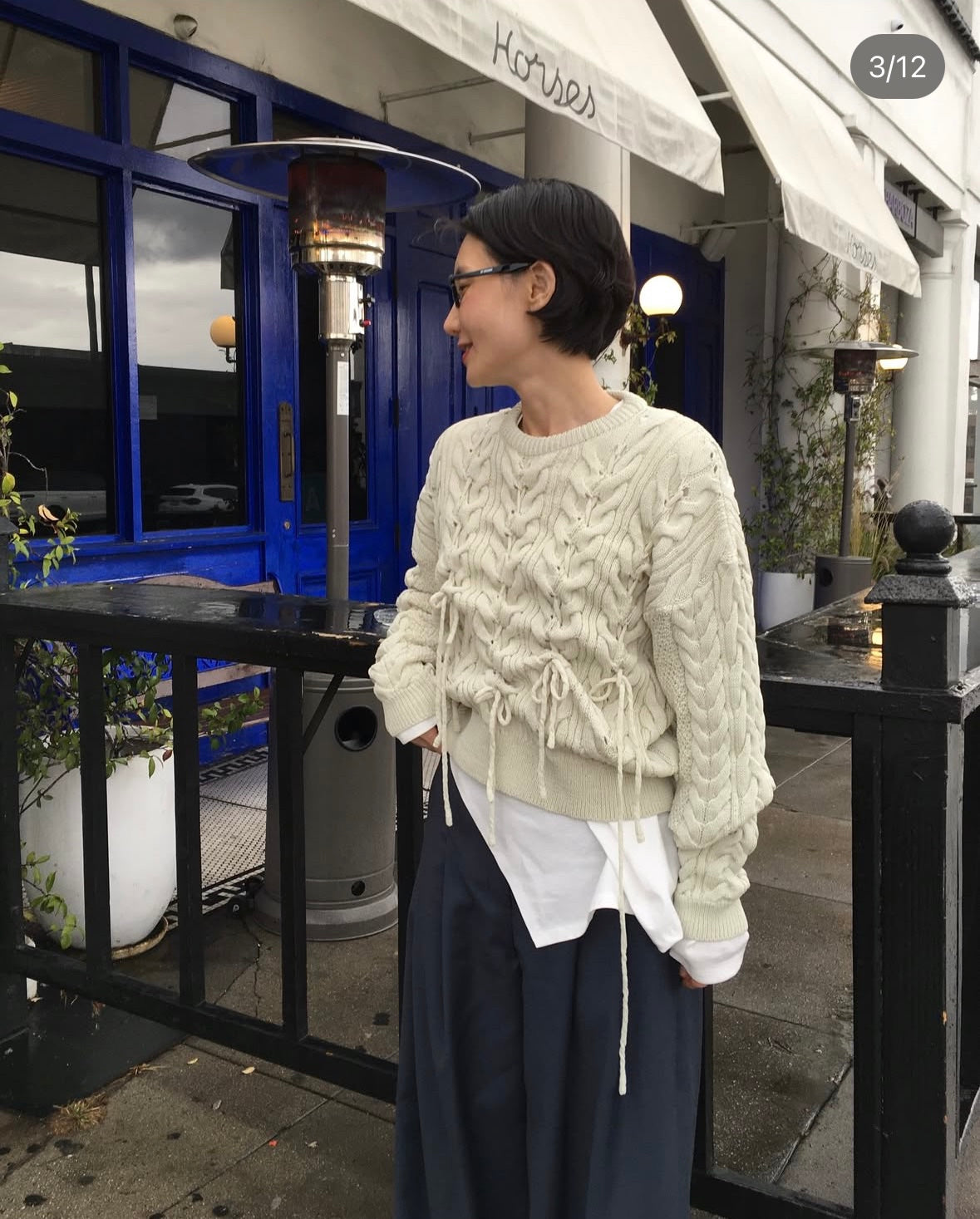 Detail Opera Knit Top