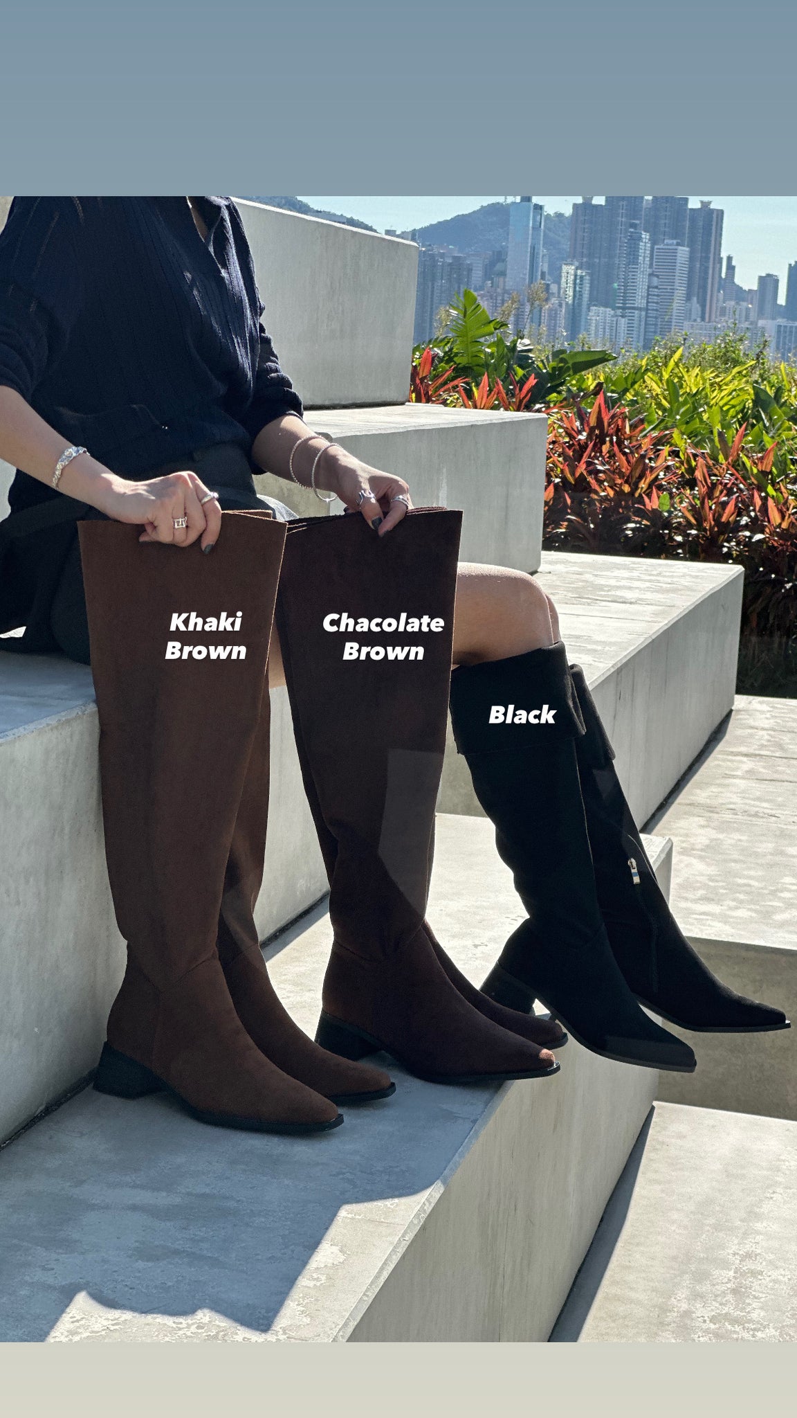 3 Ways Long Suede Boots (15-18Oct $568, 之後批發價$598)