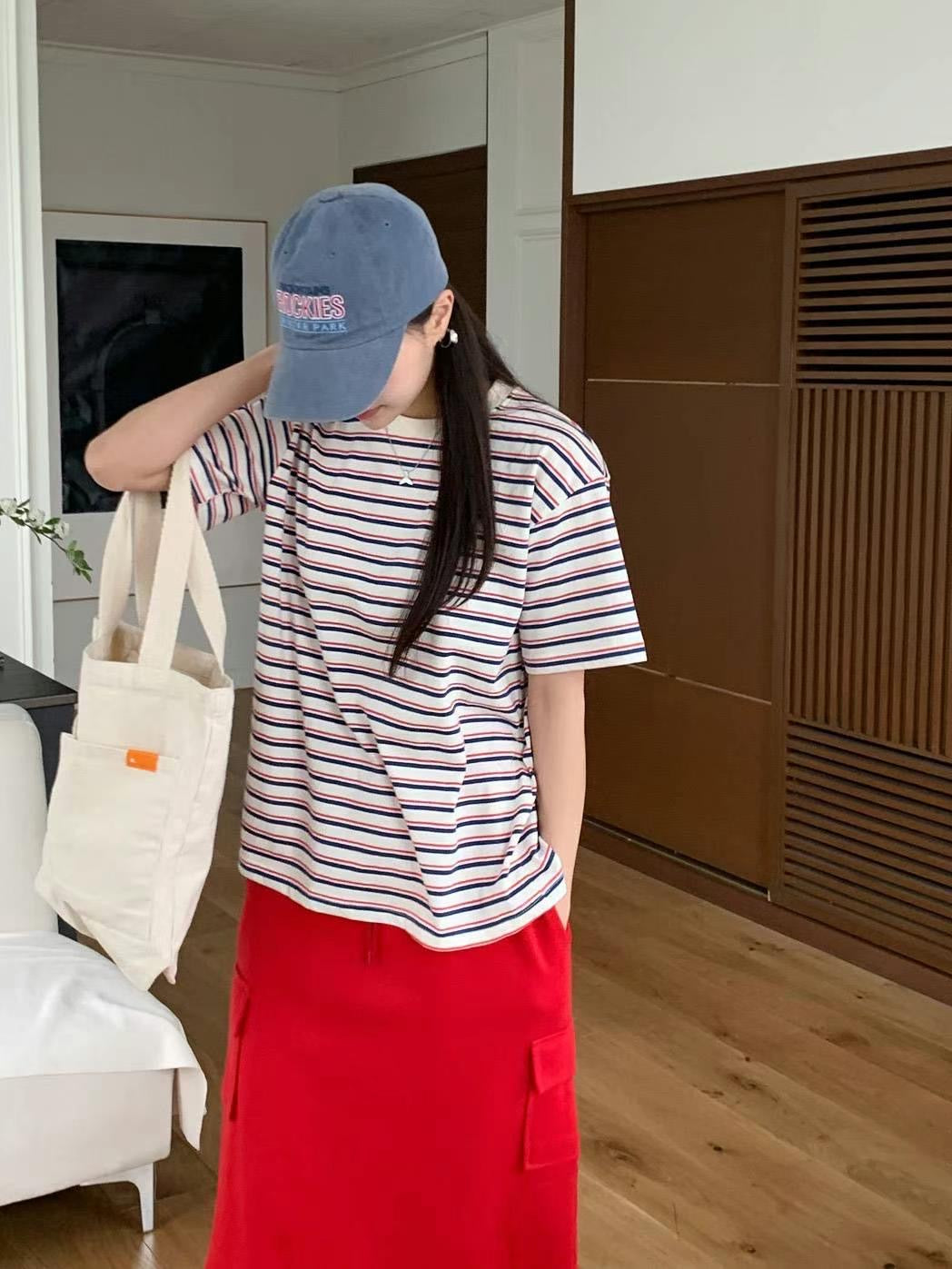 Colour Stripe Tee (加購$168)