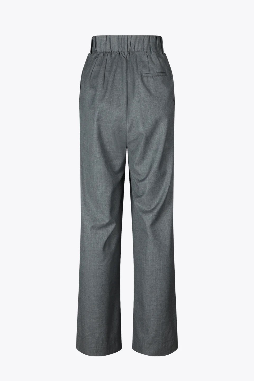Elastic Wide-Leg Layers Trousers