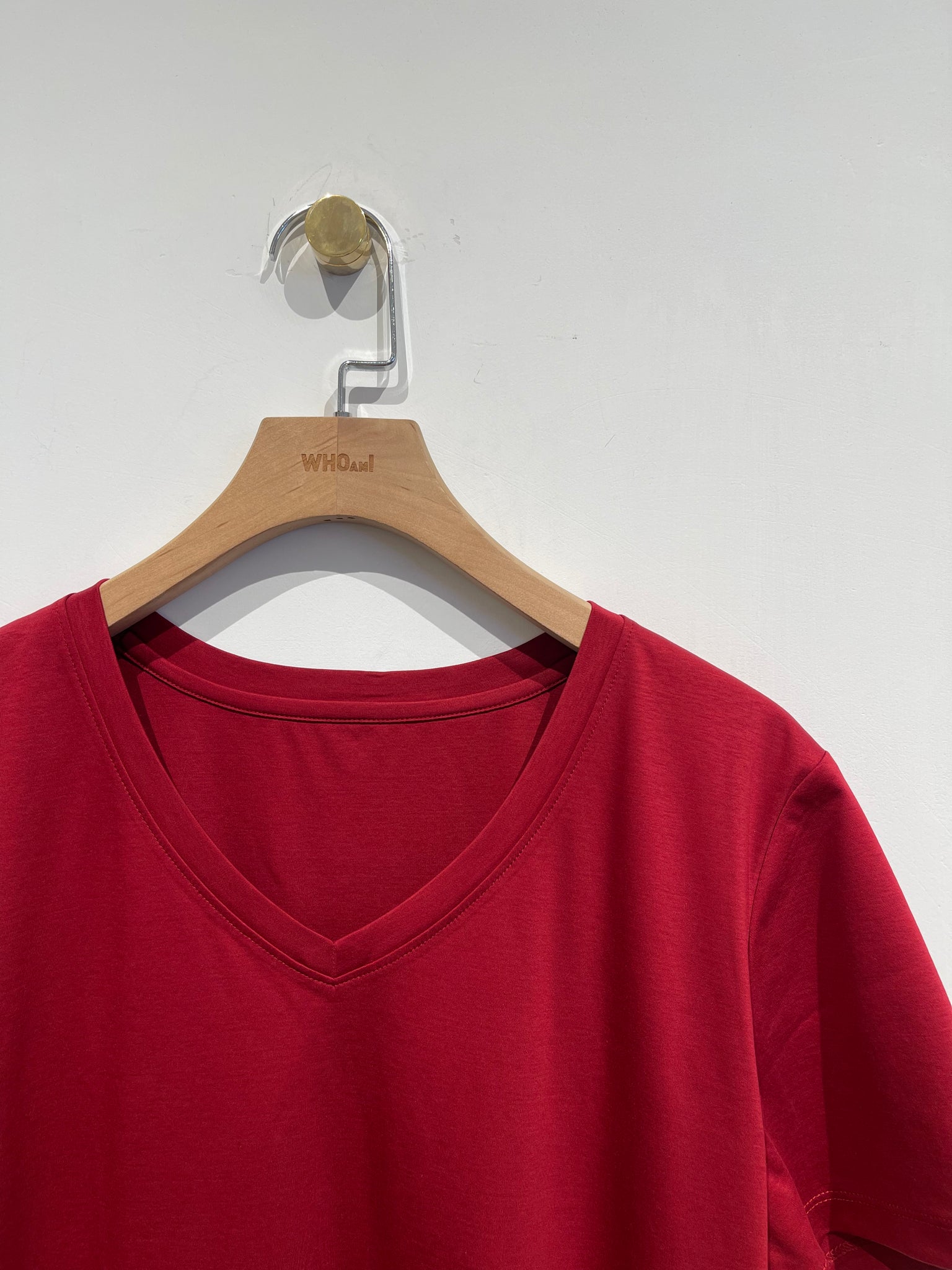 Upgraded Must Buy Silk Tee V Neck (10% Silk)