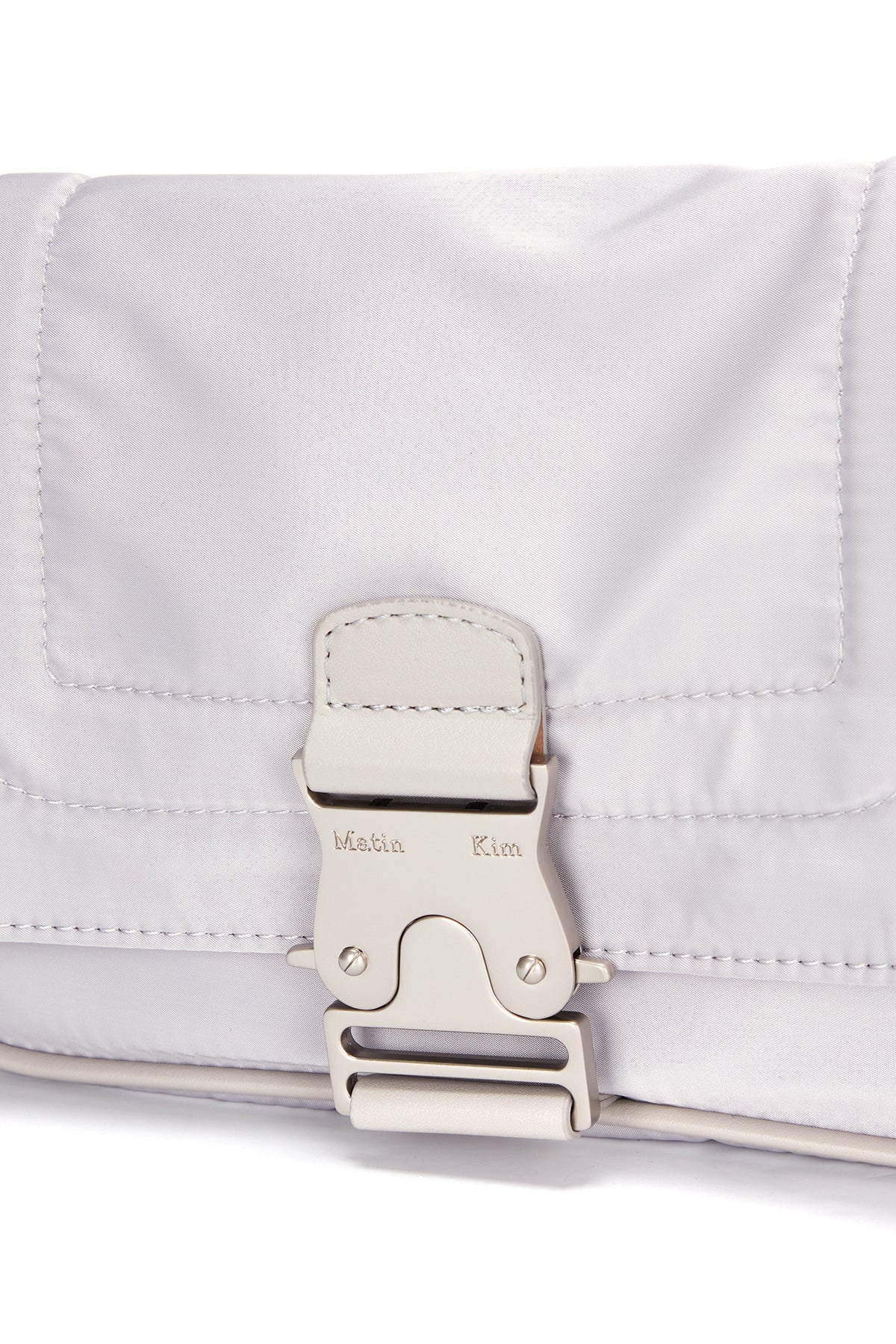 MATIN KIM CRISP MINI BUCKLE BAG IN LIGHT GREY(直播價至今晚23:59)