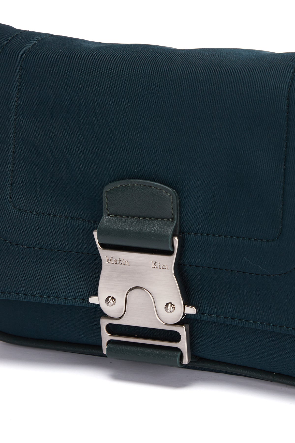 MATIN KIM CRISP MINI BUCKLE BAG IN DARK GREEN(直播價至今晚23:59)