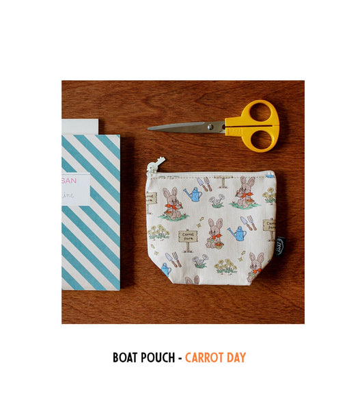 Boat Pouch - Carrot Day