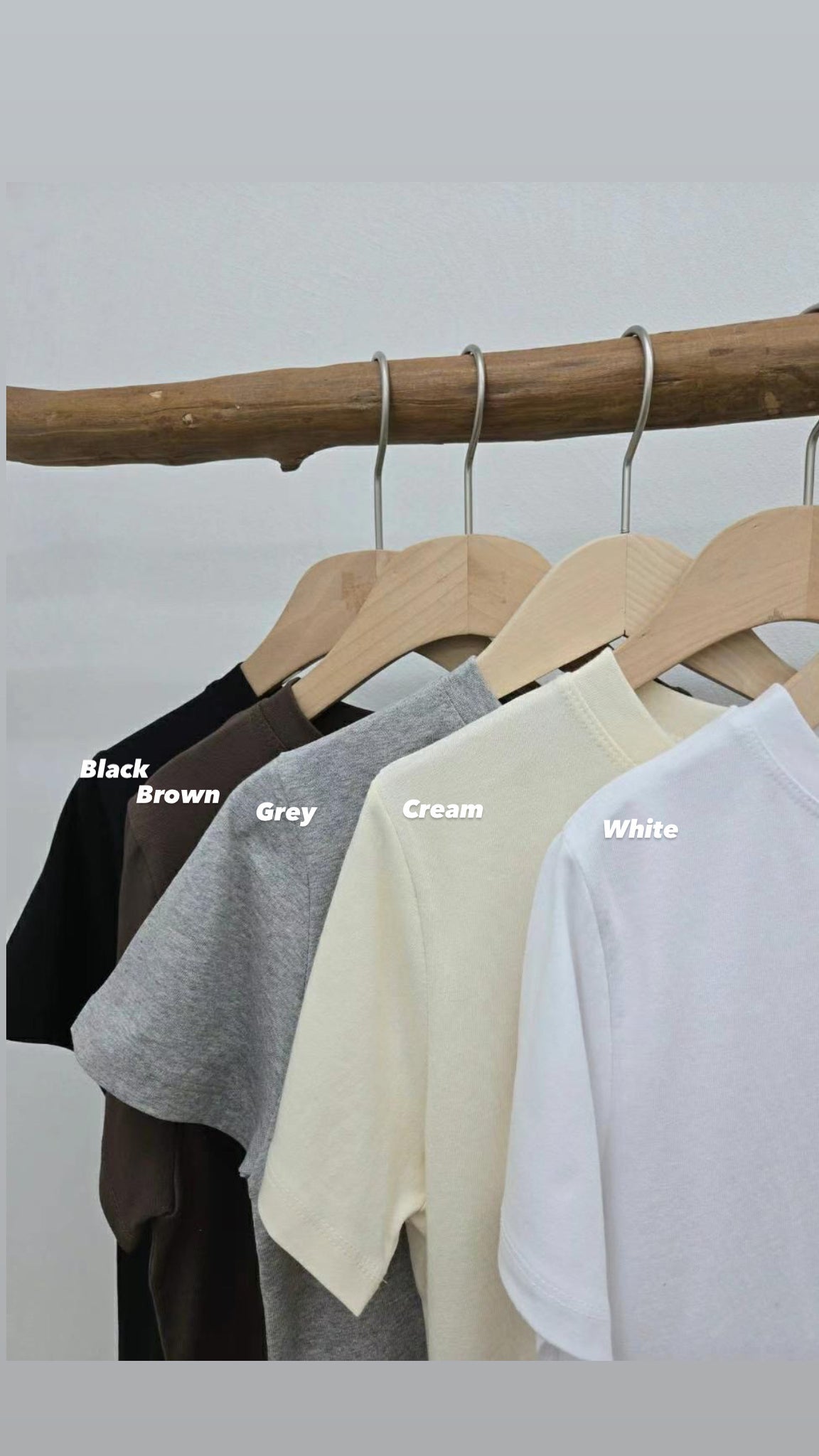 Daily Crew Neck Tee (加購$168)
