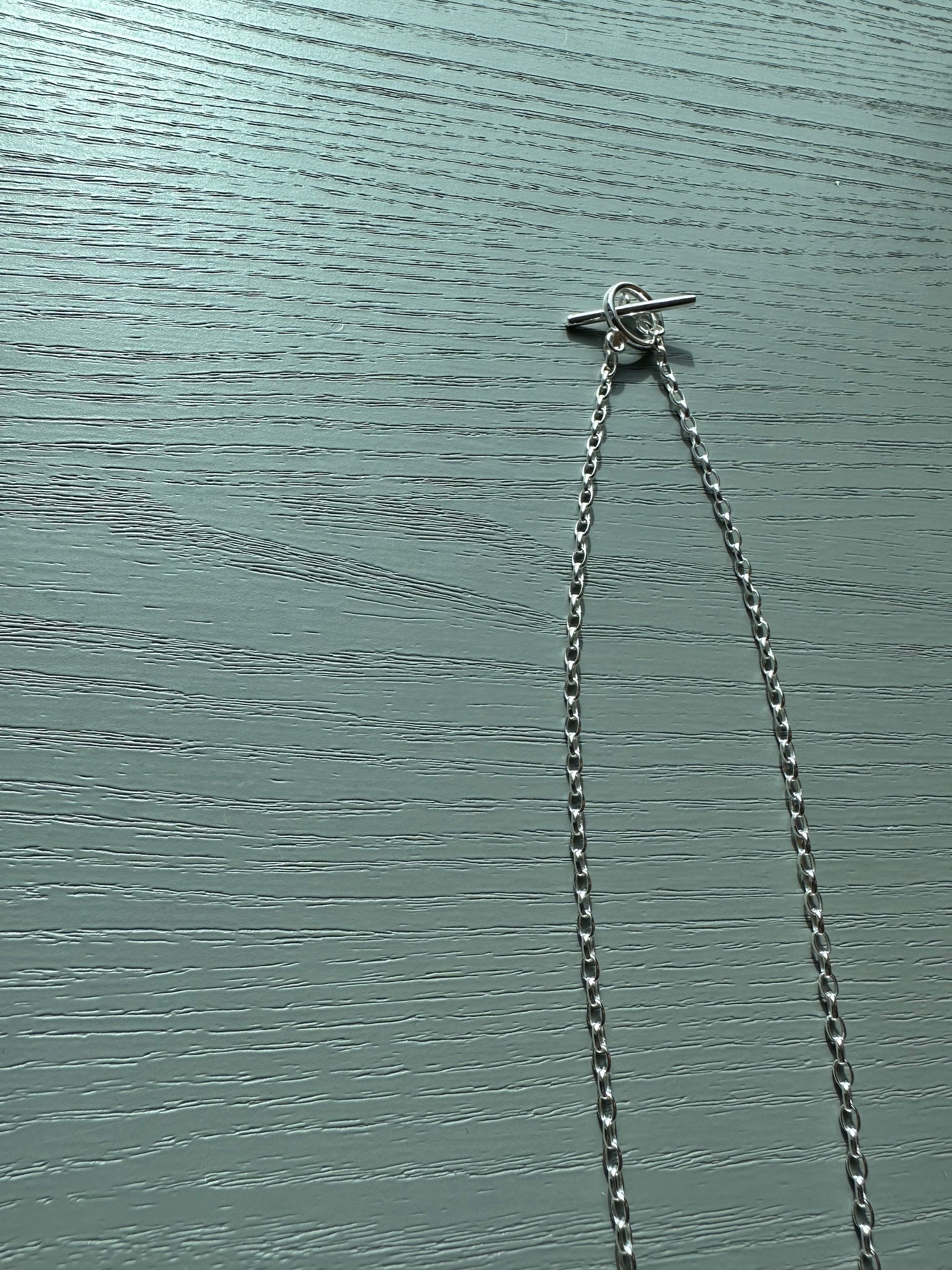 Necklace 3 - T Ring Long Chain Necklace