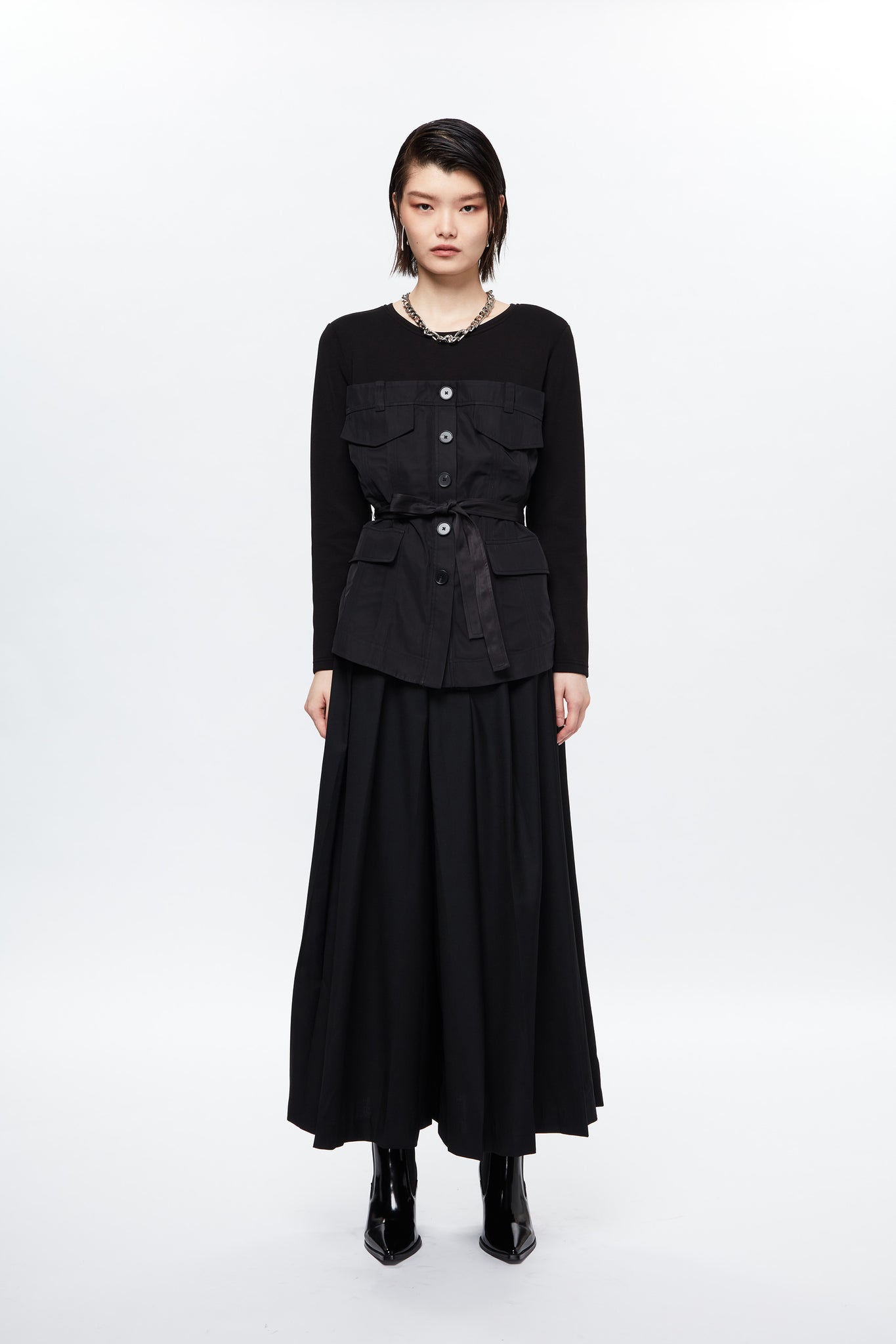 KEN"DO" Bouquet Top Black