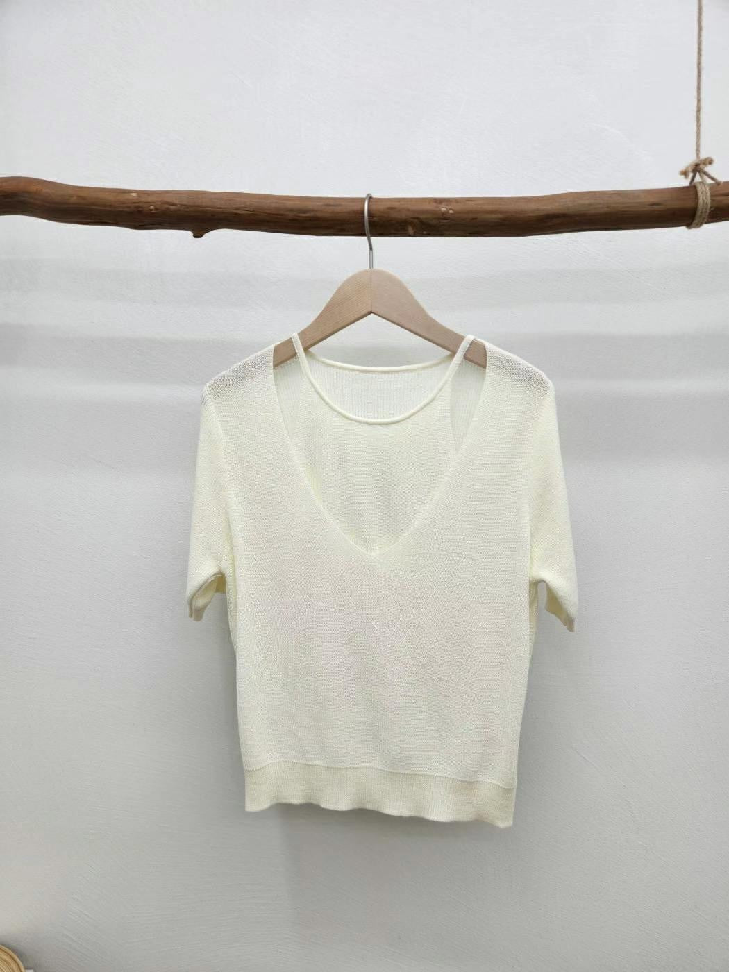 Die Cut Knit Top (19-21Mar $268, 之後批發價$298)