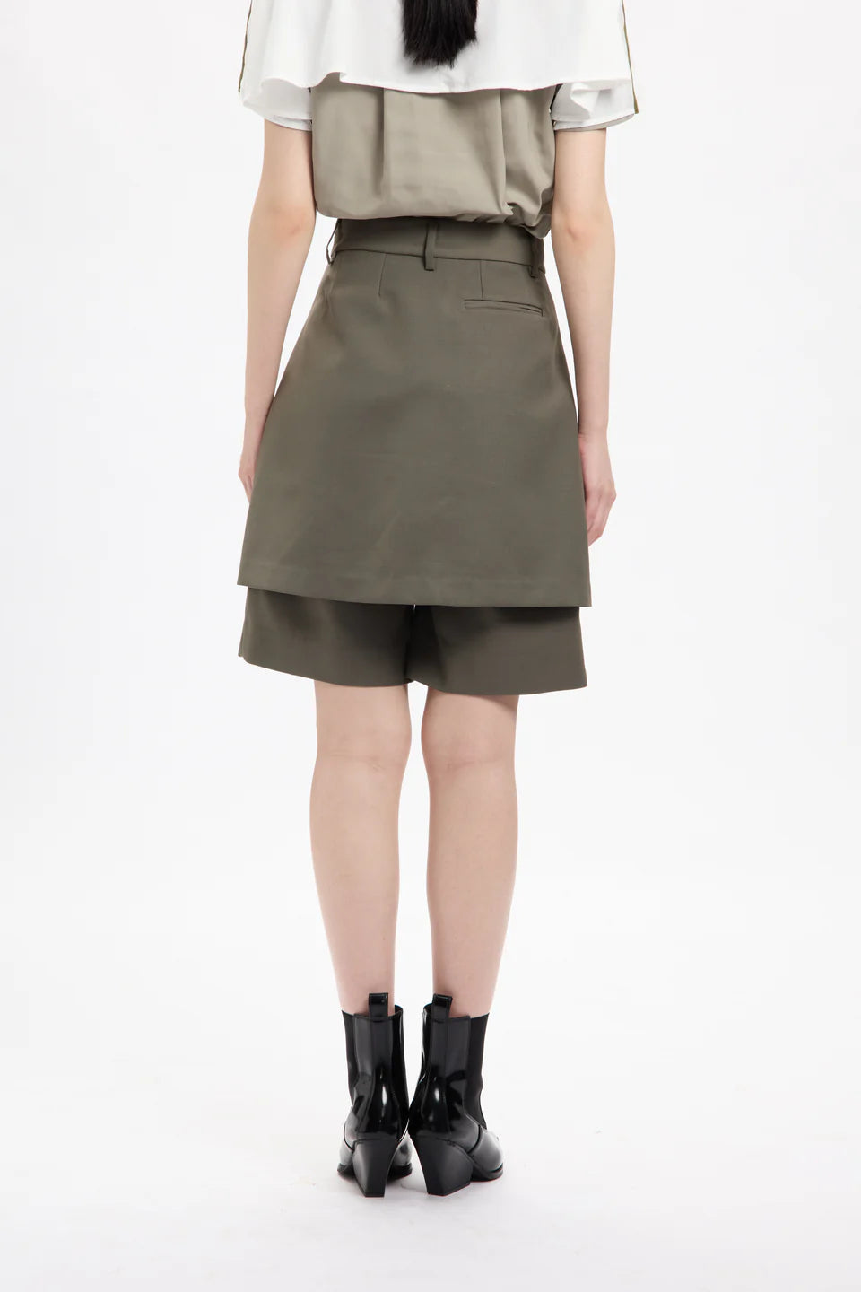 Elegant Shorts Olive