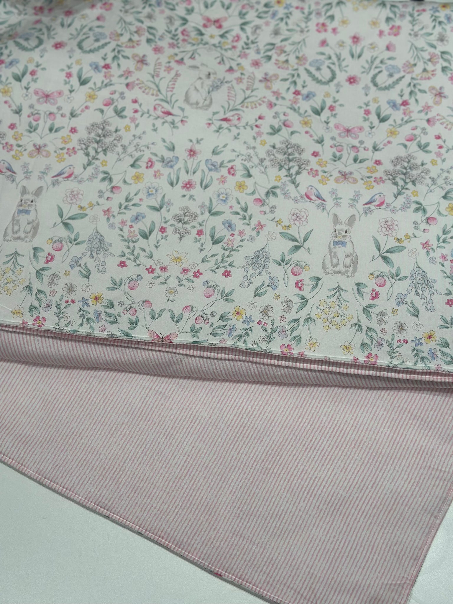 Double Side Pink Ribbit
