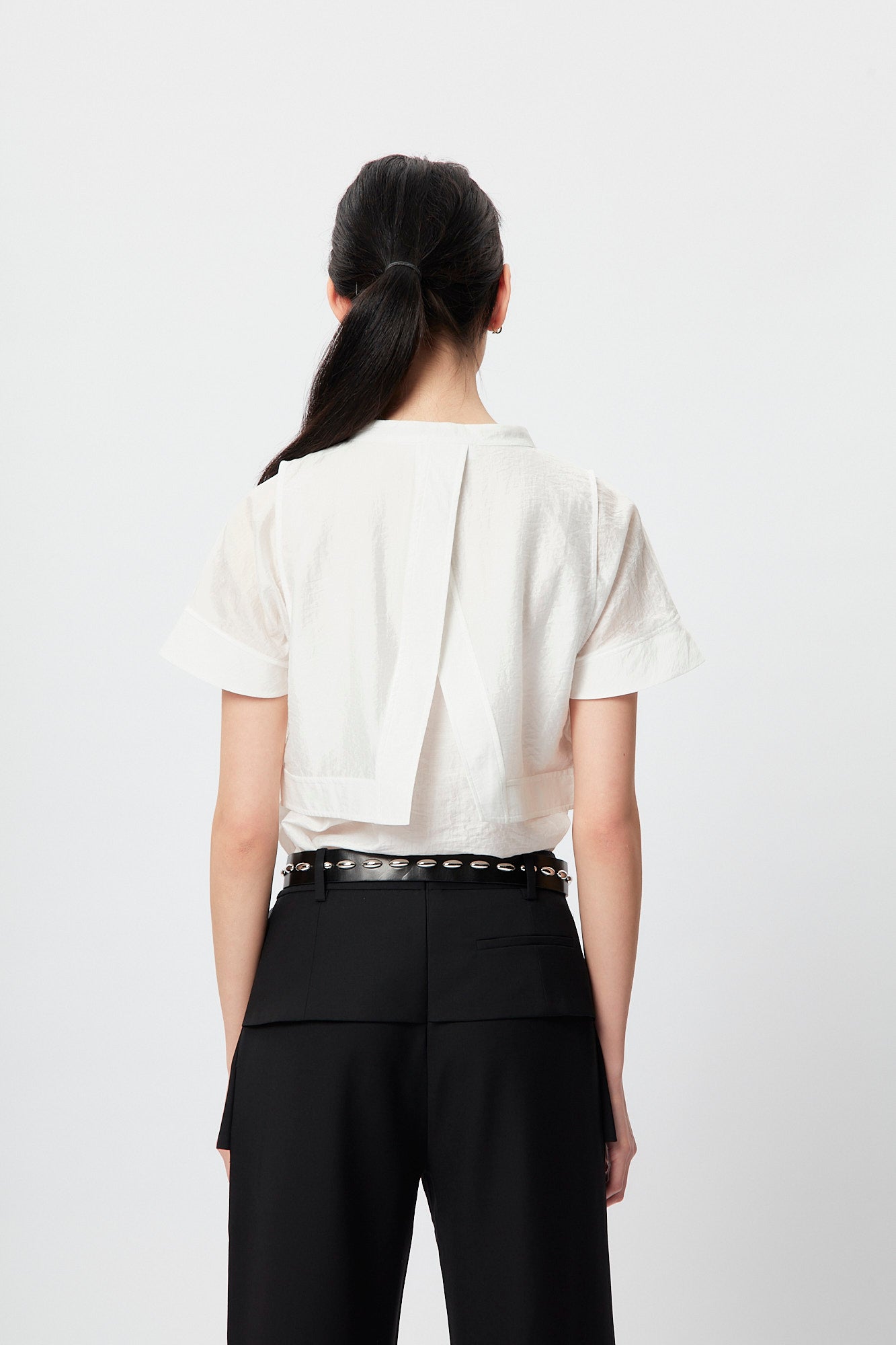 Rock "n" Fem Layers Blouse - White
