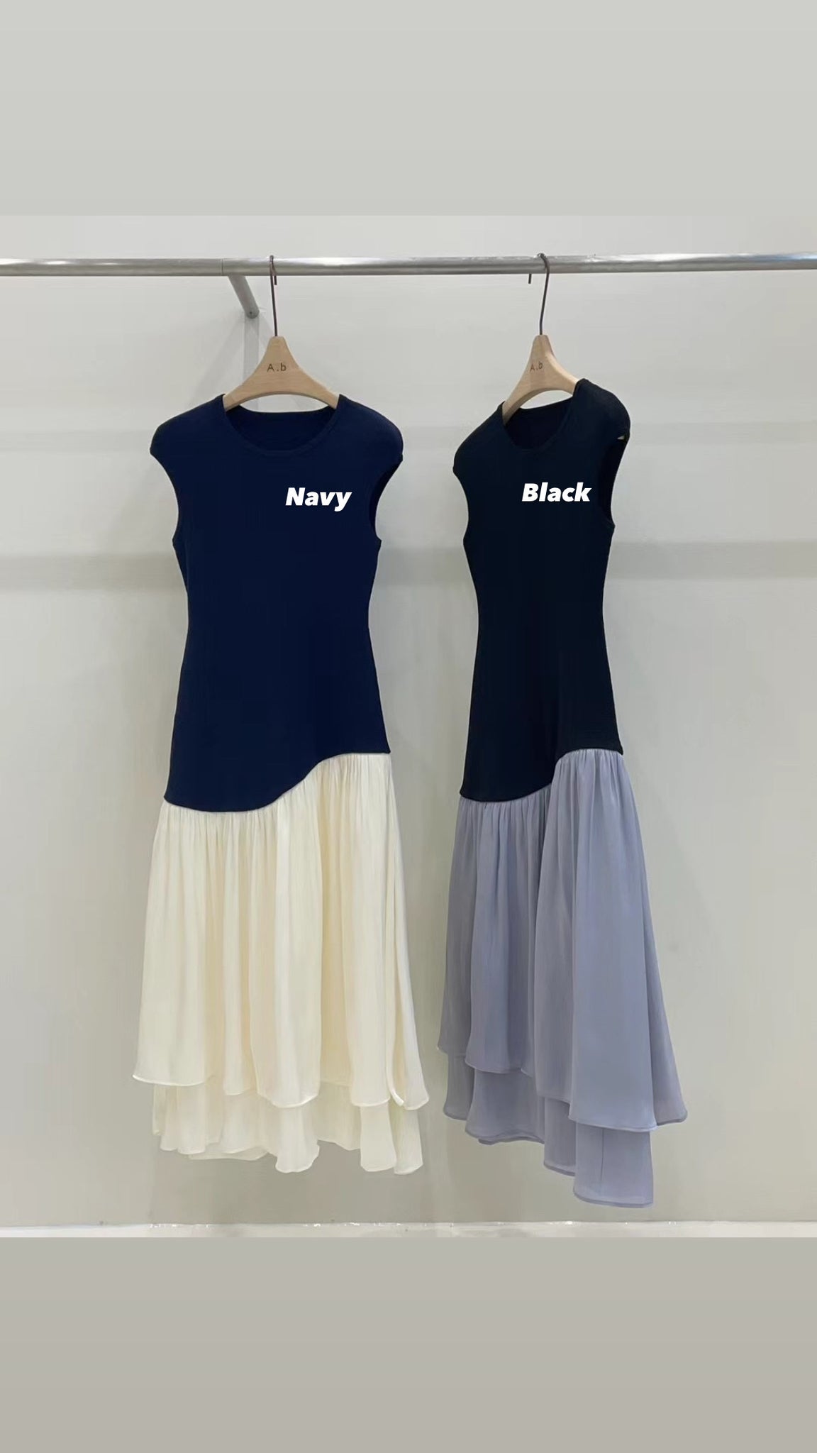 Premium Classy Two Tone Dress (20-22Mar $698, 之後批發價$728)