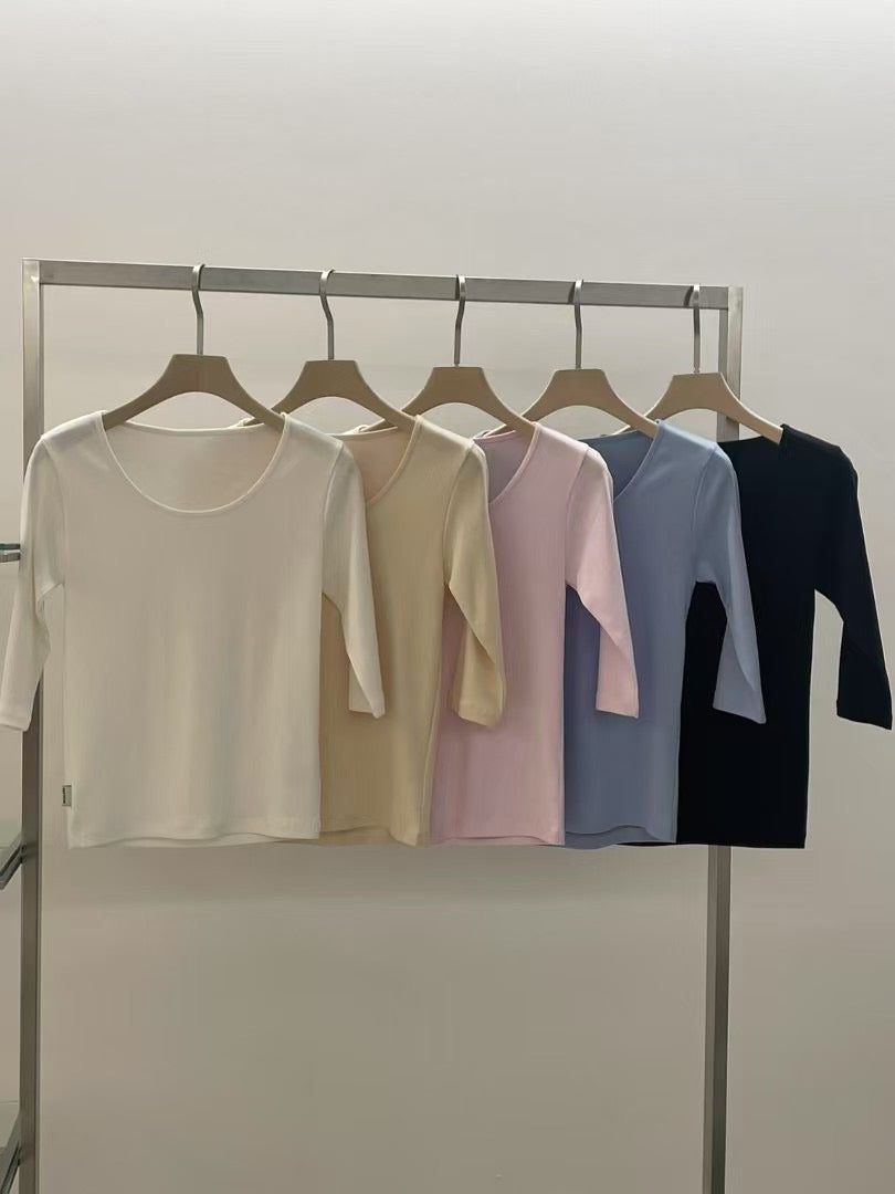 Square Neck Quality Thin Tee