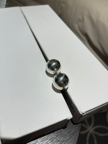 WS2023NOV317 (Earrings - 20M 3D Ball Silver)