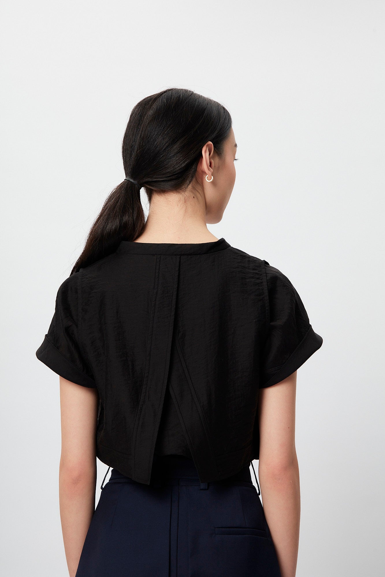 Rock "n" Fem Layers Blouse - Black
