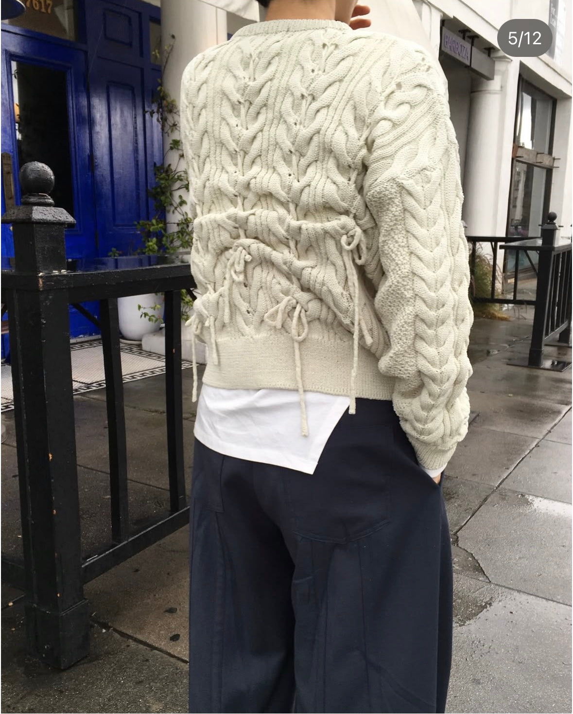 Detail Opera Knit Top