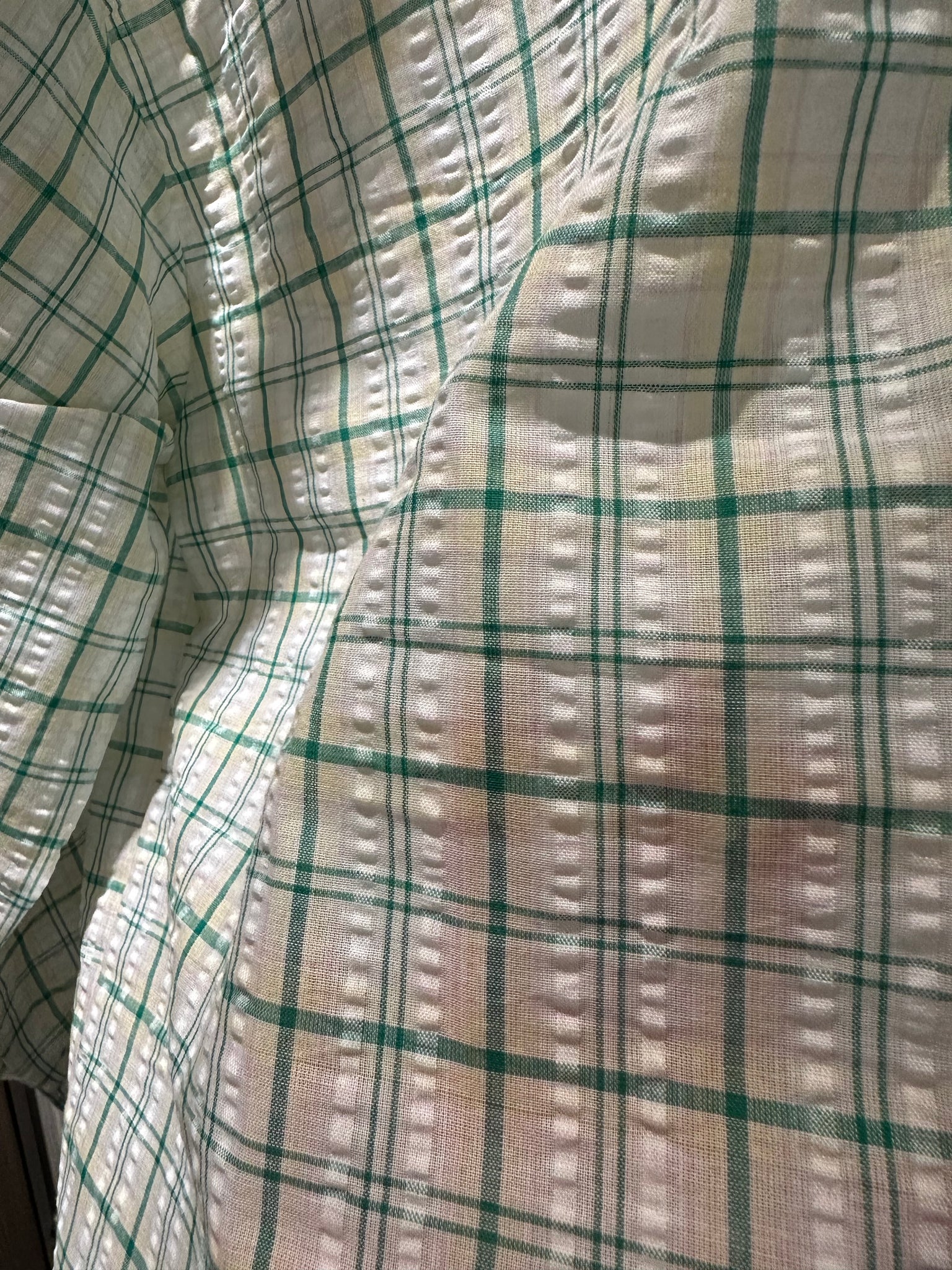 T9 Green Checker Hoodie Shirt