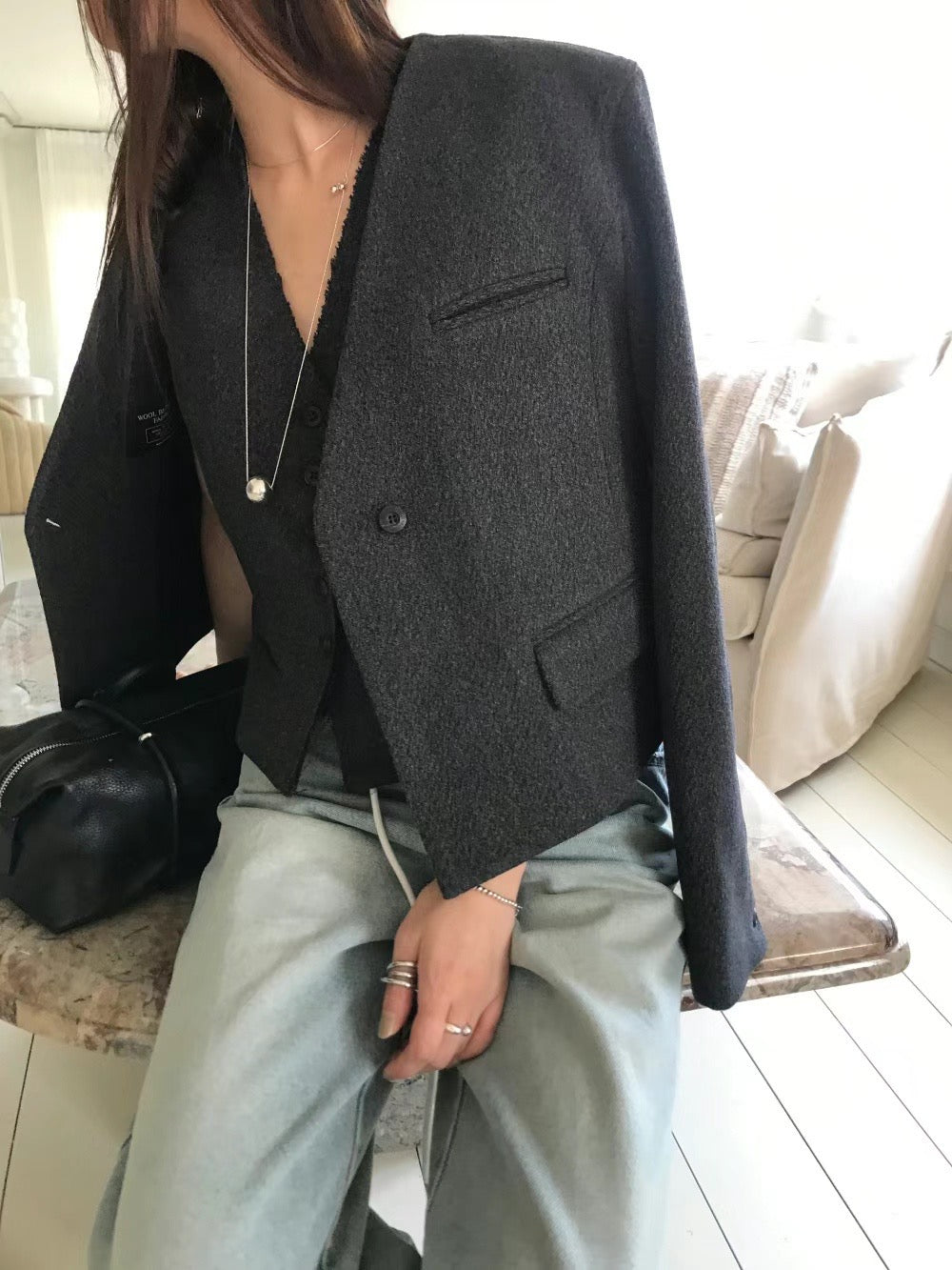 Boxy Wool Jacket