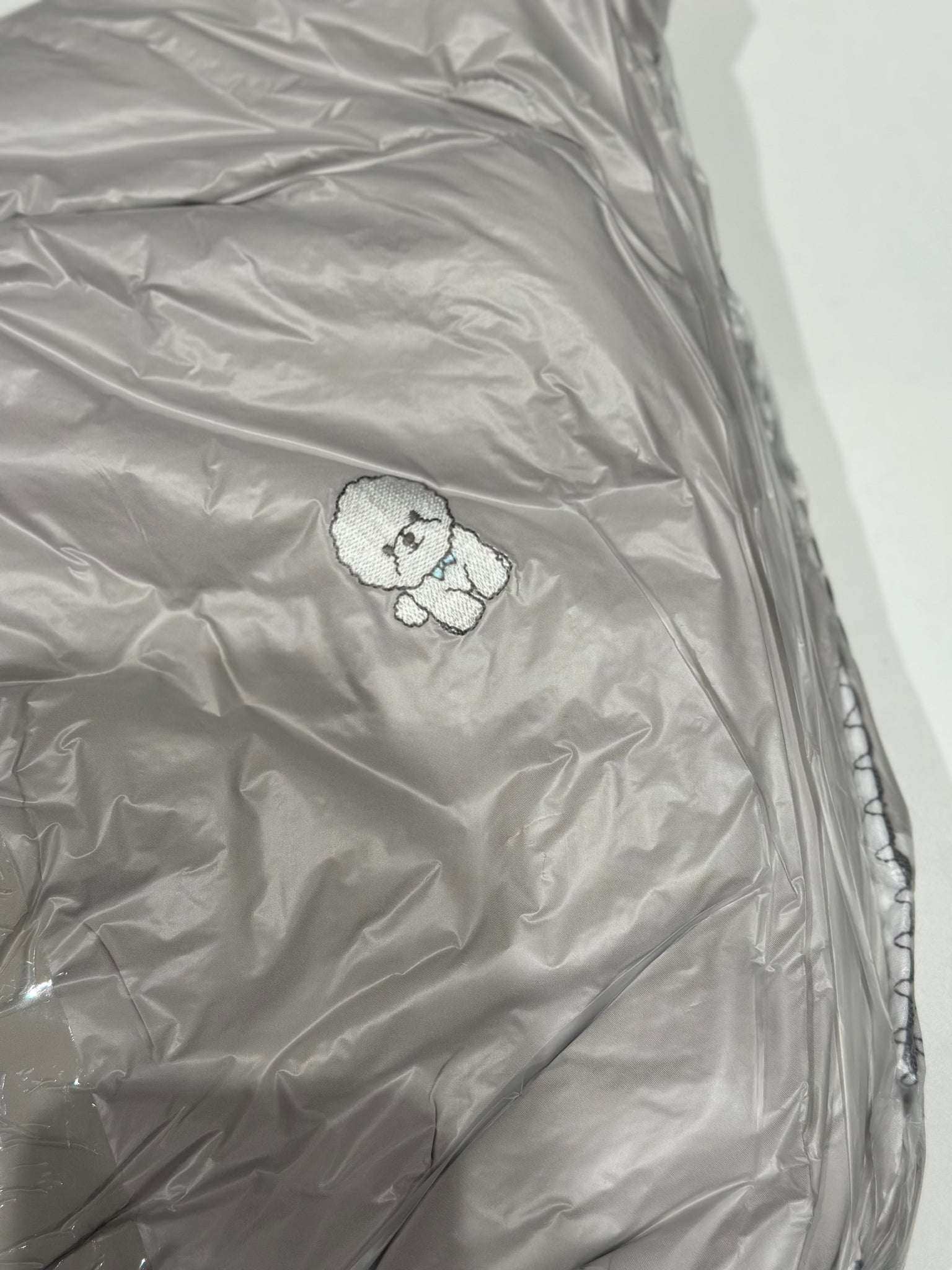 Light Grey Doggie Embroidery