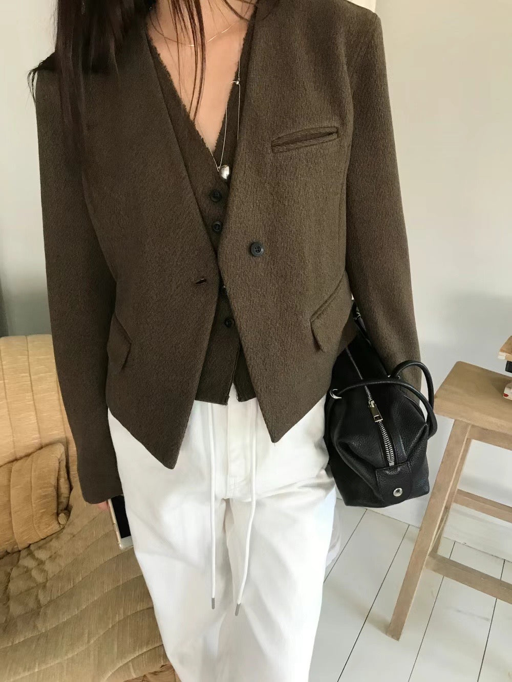 Boxy Wool Jacket