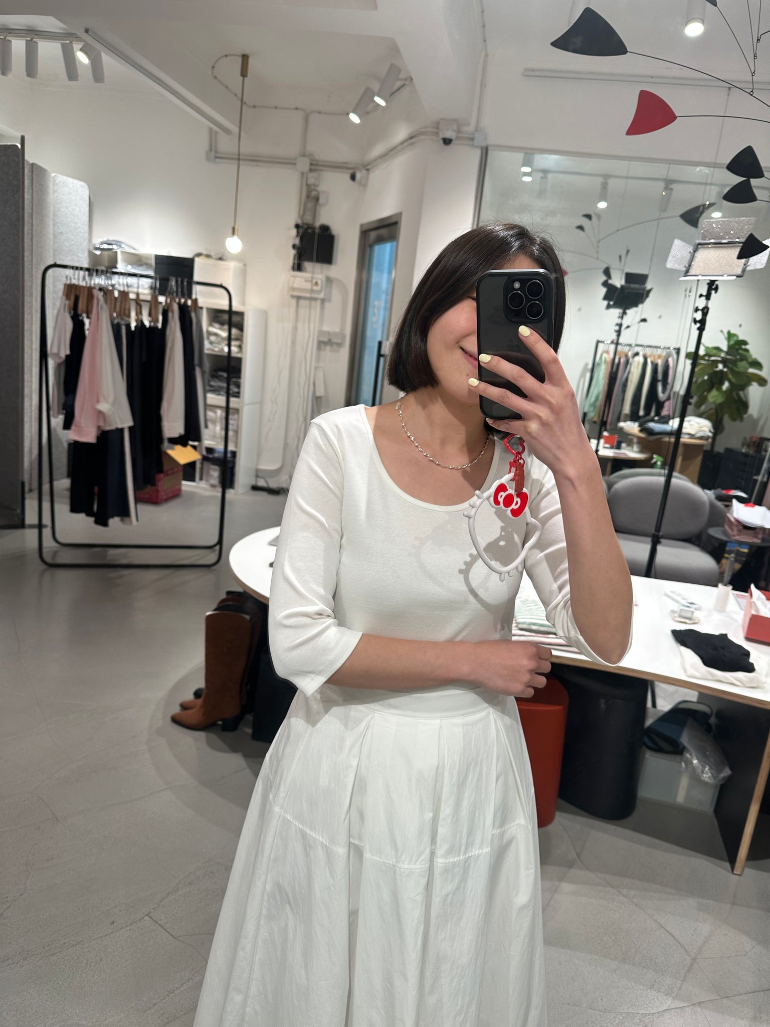 Square Neck Quality Thin Tee