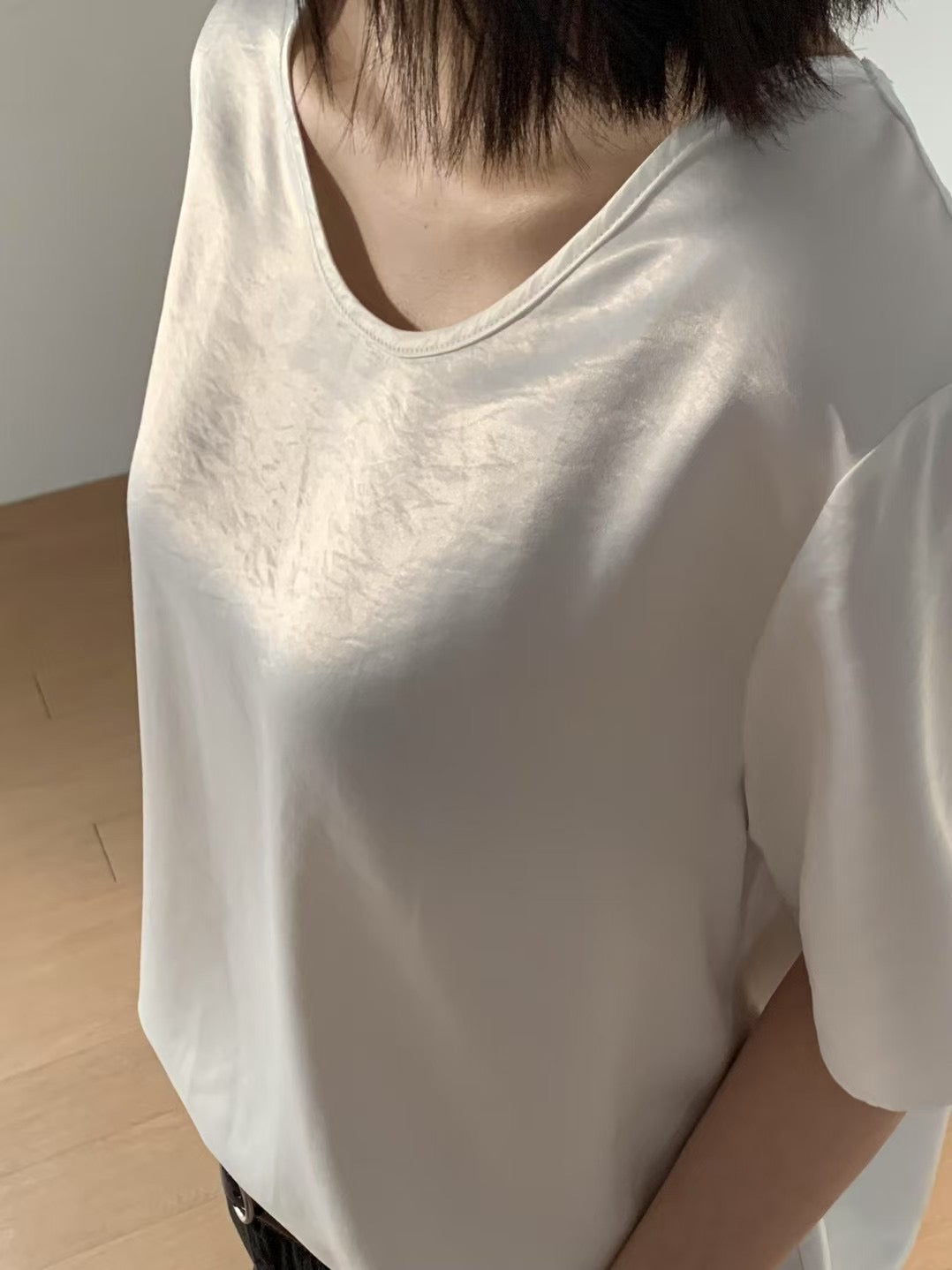 Delicate Causal Satin Top