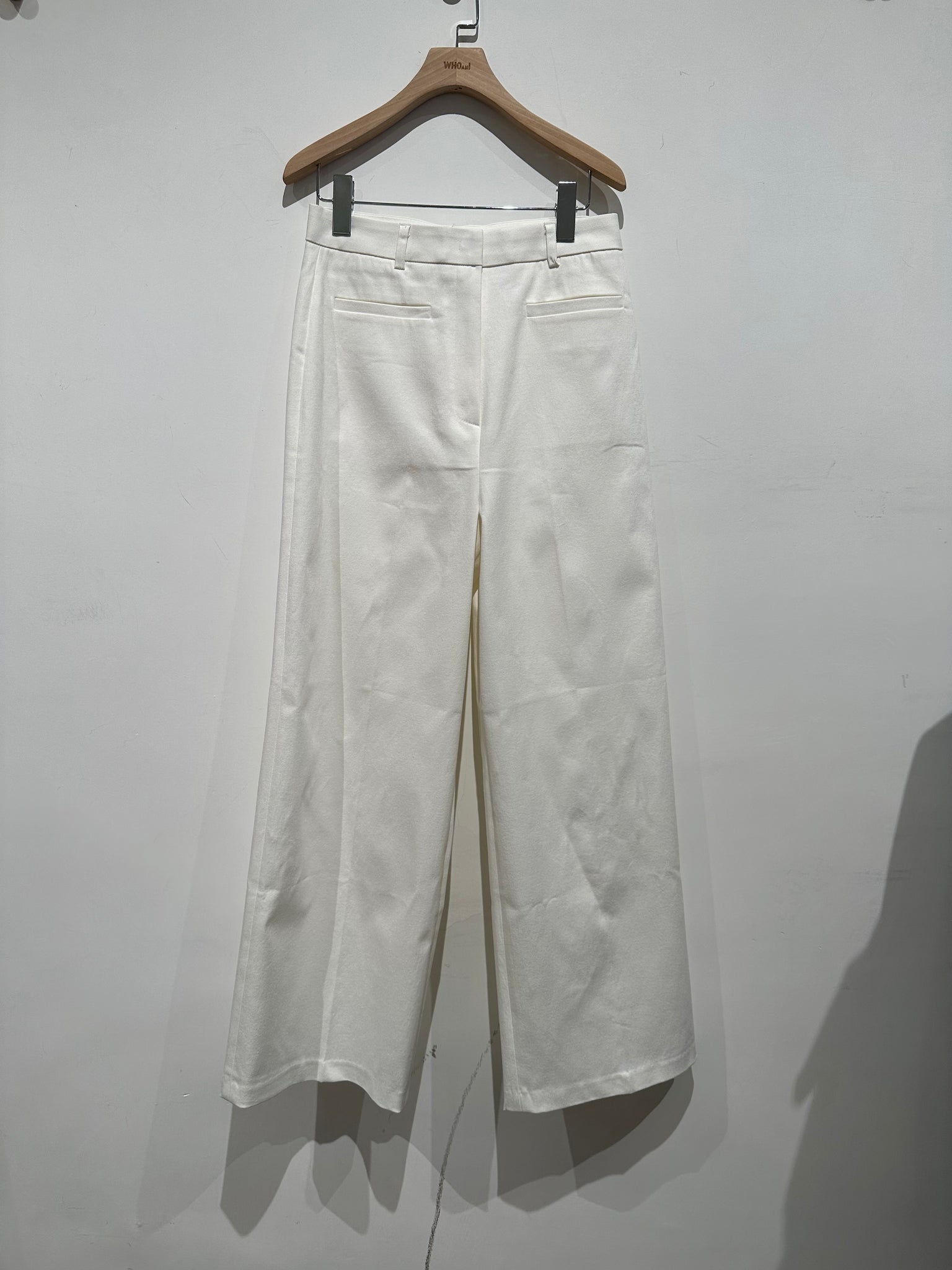 Daily Straight White Pants