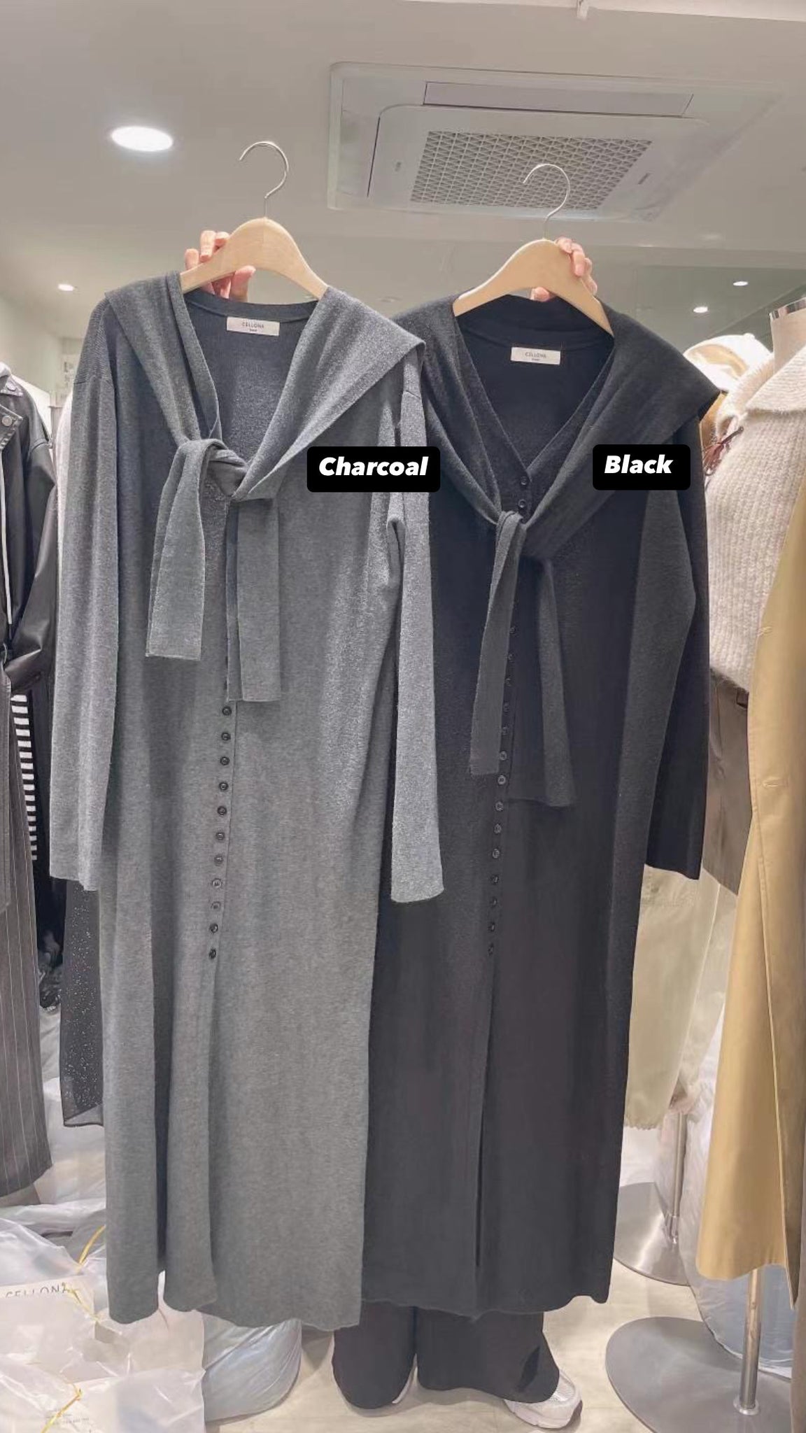 Button Wool One-piece