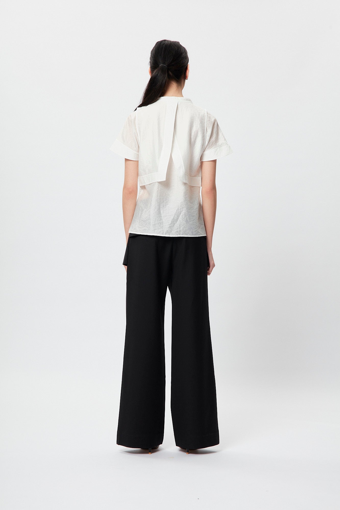 Rock "n" Fem Layers Blouse - White