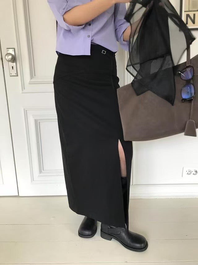 Thin Belt Skirt