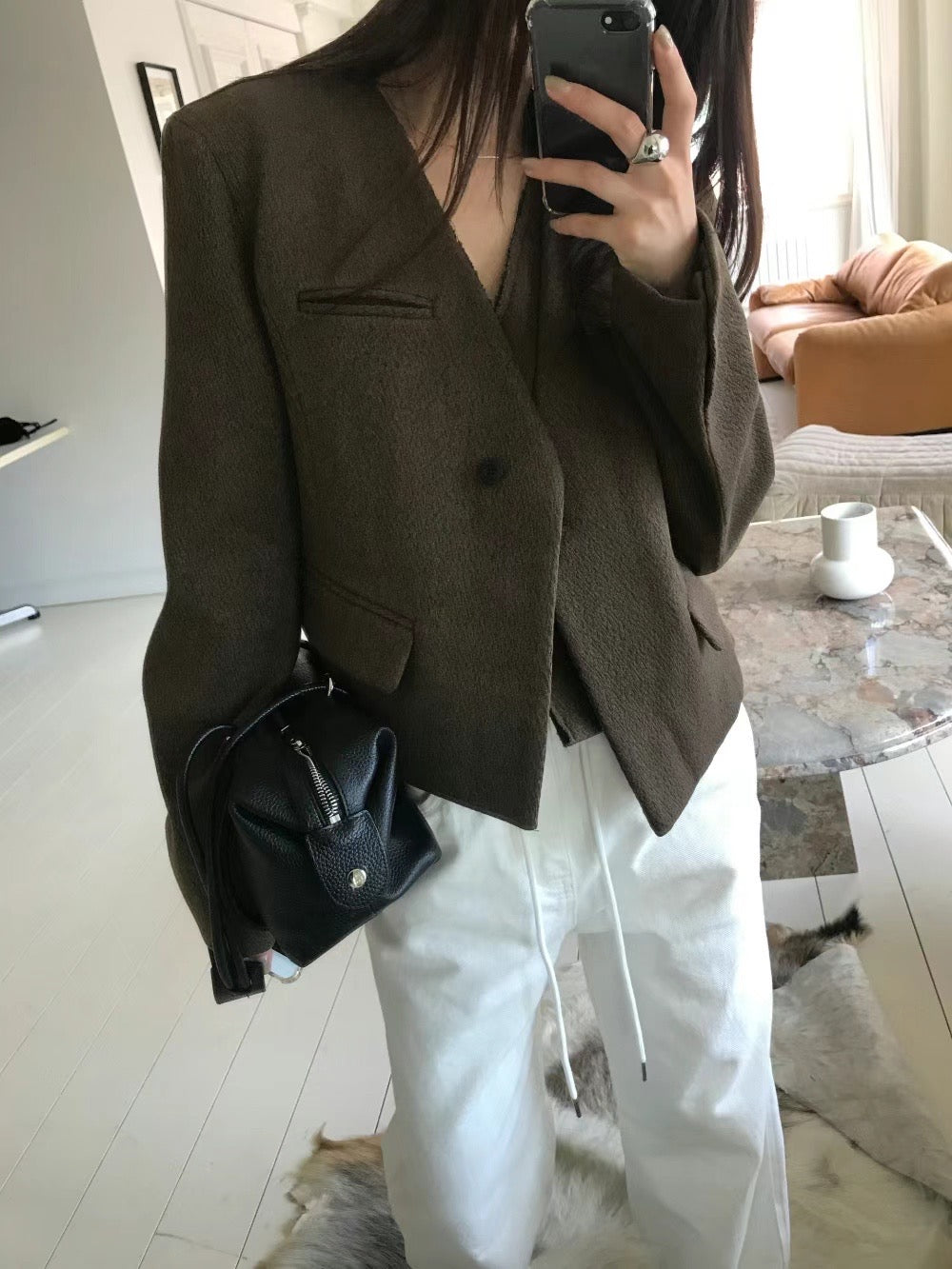 Boxy Wool Jacket