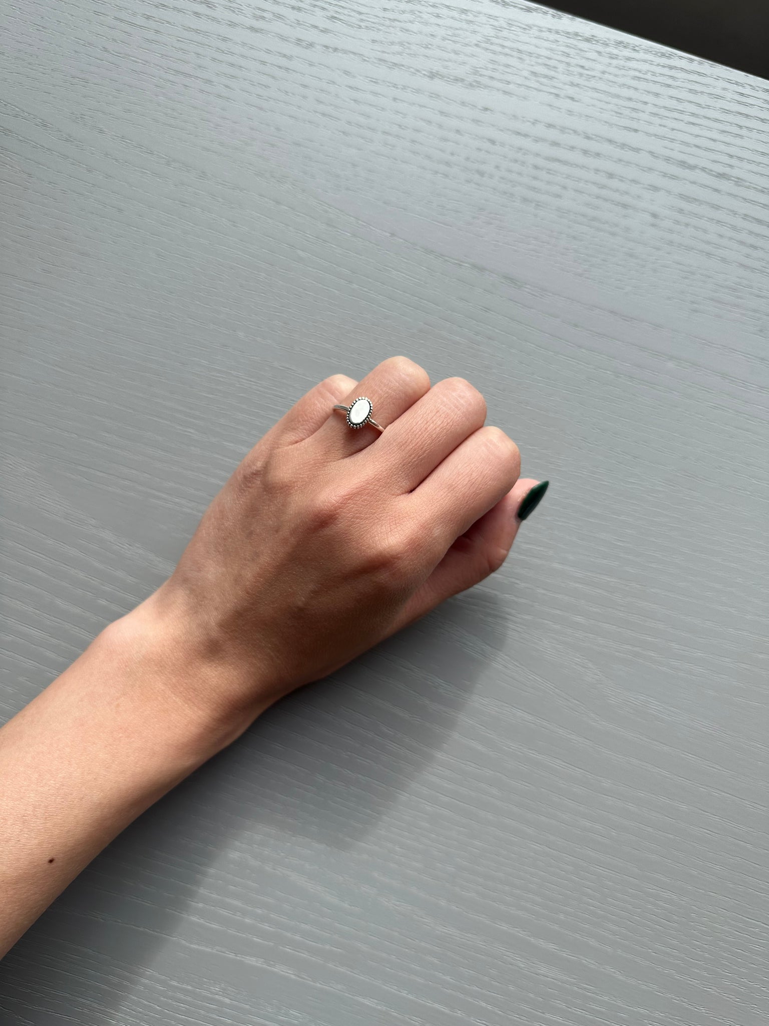 Ring 10- Thin Single Bean Ring
