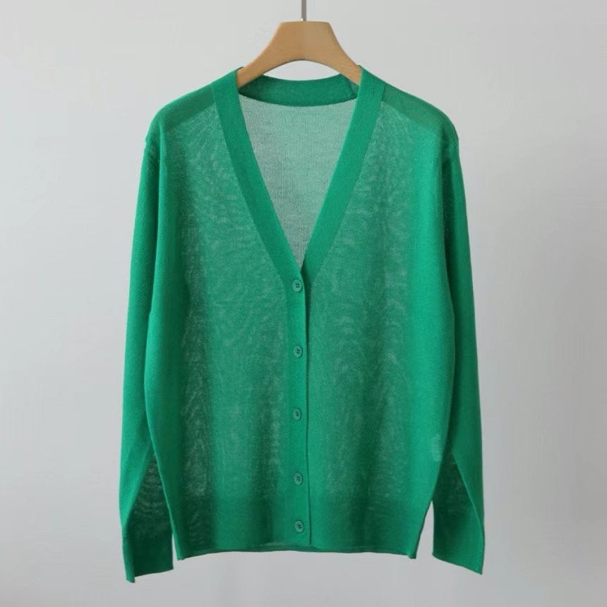 Must Buy Colourful Cool V Neck Cardigan (2-6Apr $268, 之後批發價$298)