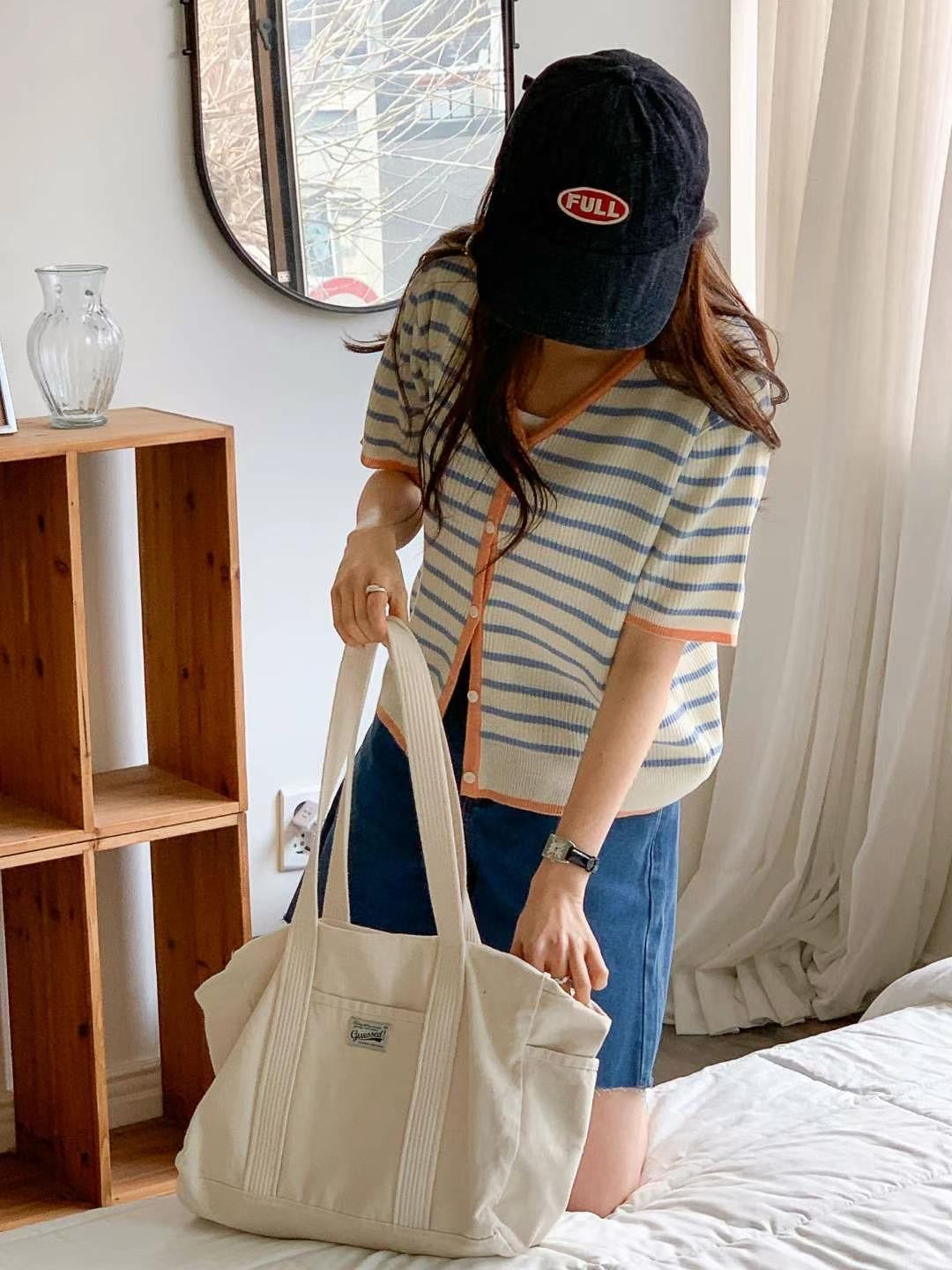 Nice Colour Match Short Sleeve stripe Cardigan (20-22Mar 268, 之後批發價$298)