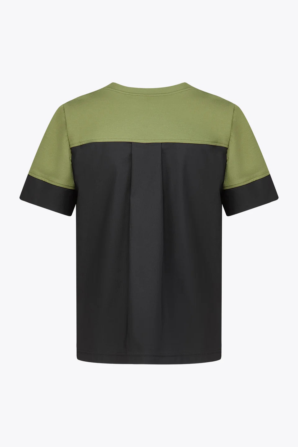 Olive-Black Bold Pocket Tee