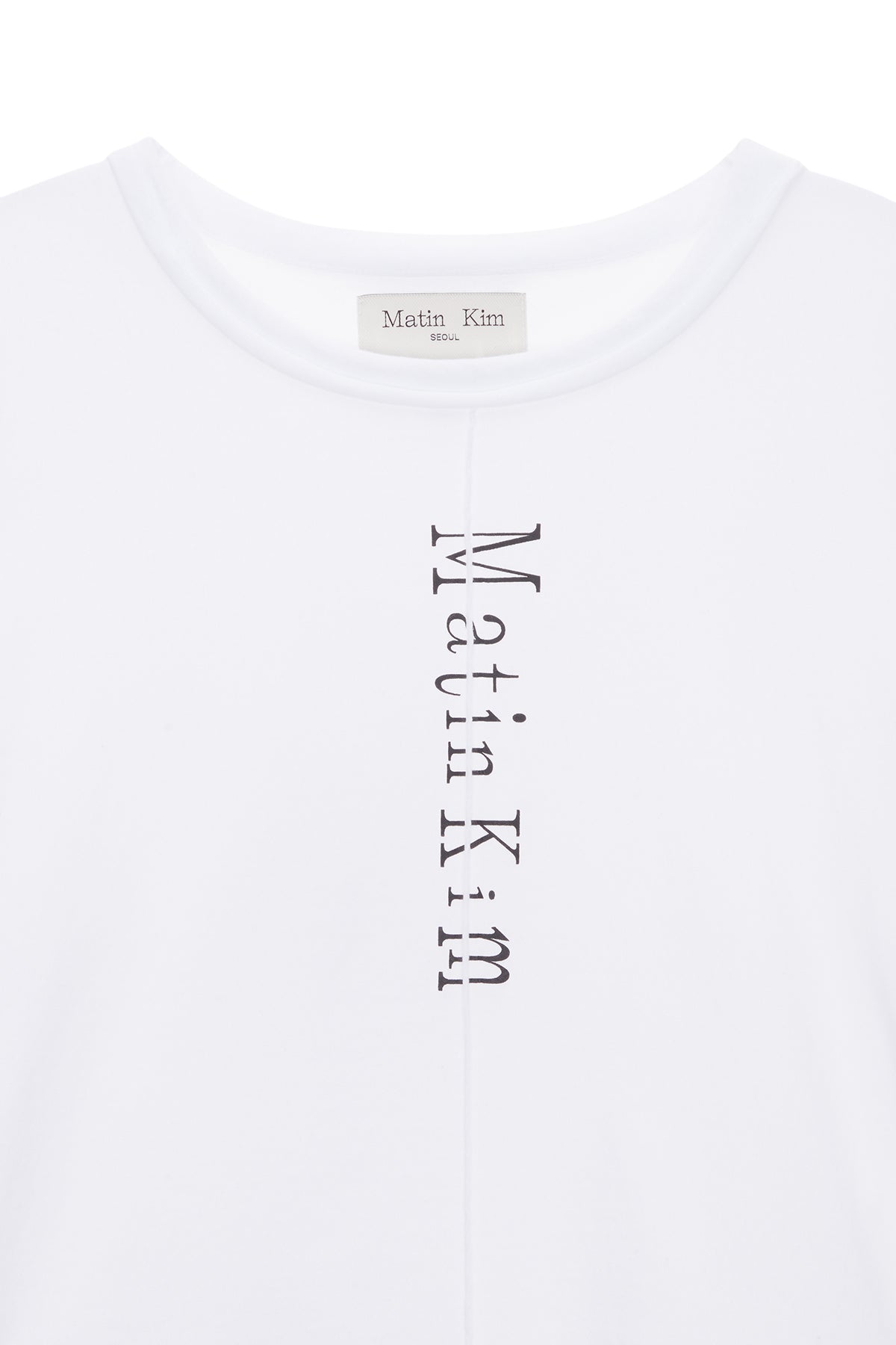MATIN PINTUCK CROP TOP IN WHITE