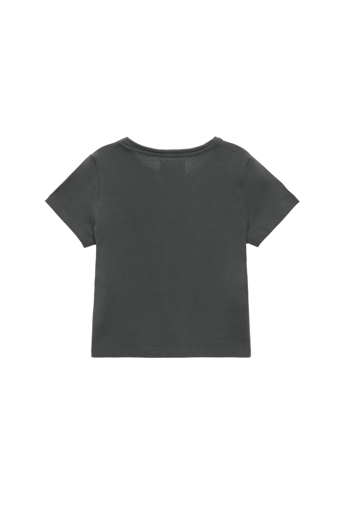 MATIN PINTUCK CROP TOP IN CHARCOAL